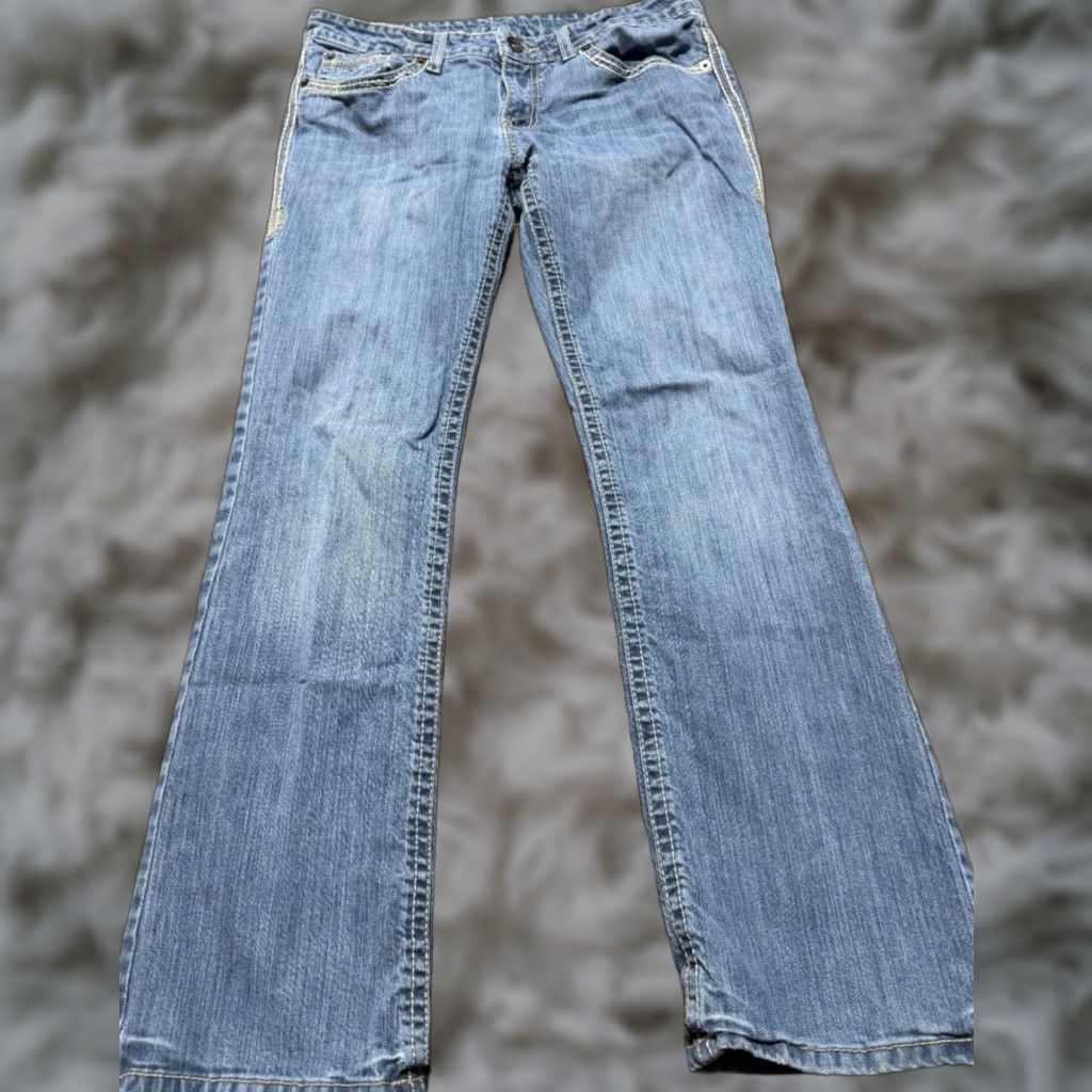 Vintage Cruel Girl Abby Jeans Size 11 34 in Regular 5-Pocket Design Blue Denim Bootcut Women's Jeans Size 24" / US 00 / IT 34 - 1 Thumbnail