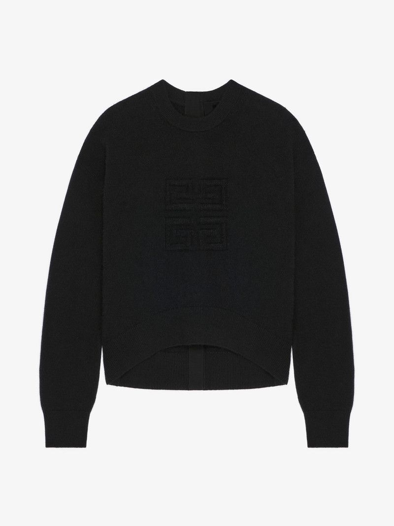 Givenchy o1w1db10326 PLow Shoulder Crew Neck With Button Back Sweater Size XS / US 0-2 / IT 36-38 - 1 Thumbnail