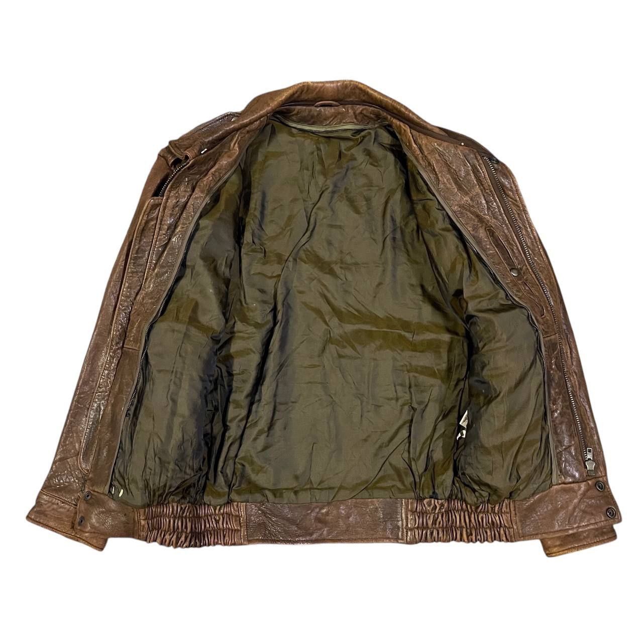 Leather Vintage Leather Bomber Jacket Size US M / EU 48-50 / 2 - 8 Thumbnail
