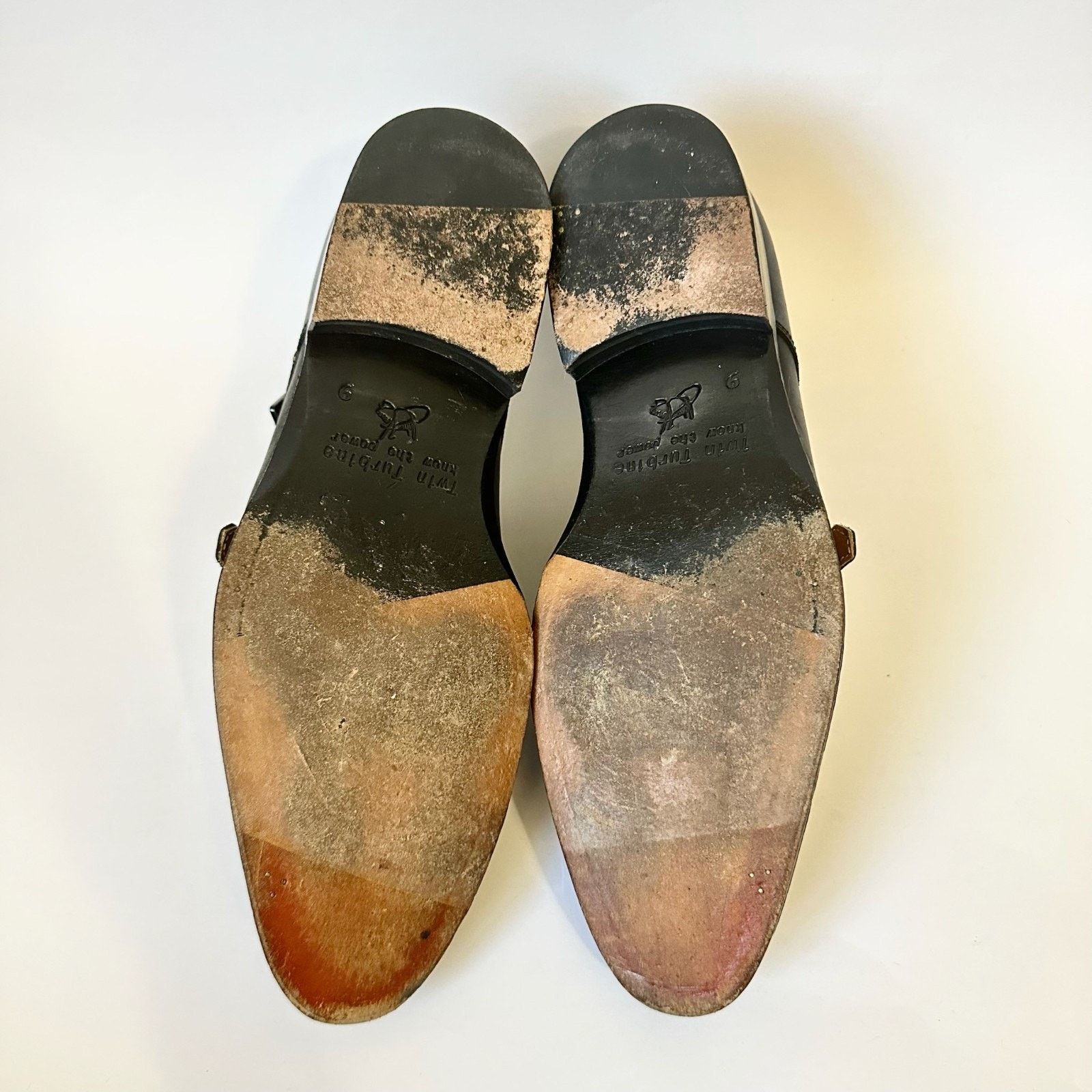 John Fluevog JOHN FLUEVOG Double Monk Straps Shoes Leather Twin Turbine Size US 9 / EU 42 - 9 Thumbnail