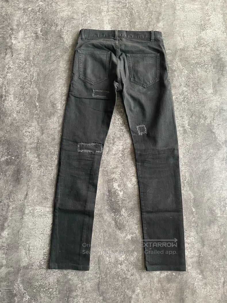 Saint Laurent Paris Saint Laurent Paris Patchwork Denim Jeans Size US 29 - 2 Thumbnail