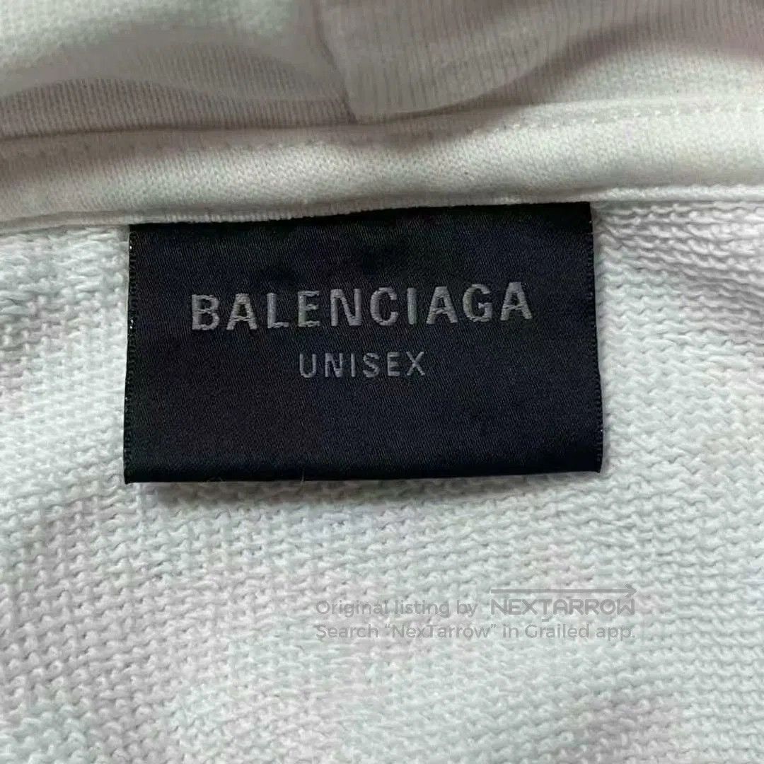 Balenciaga balenciaga logo printed long sleeve hoodie. Size US M / EU 48-50 / 2 - 3 Thumbnail