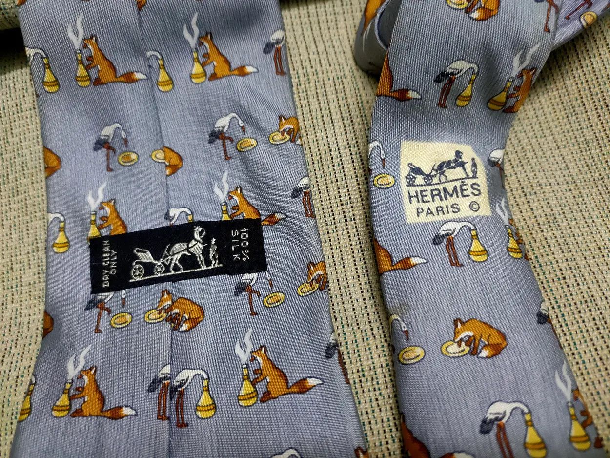 Hermes Hermes silk neck tie Size ONE SIZE - 2 Thumbnail