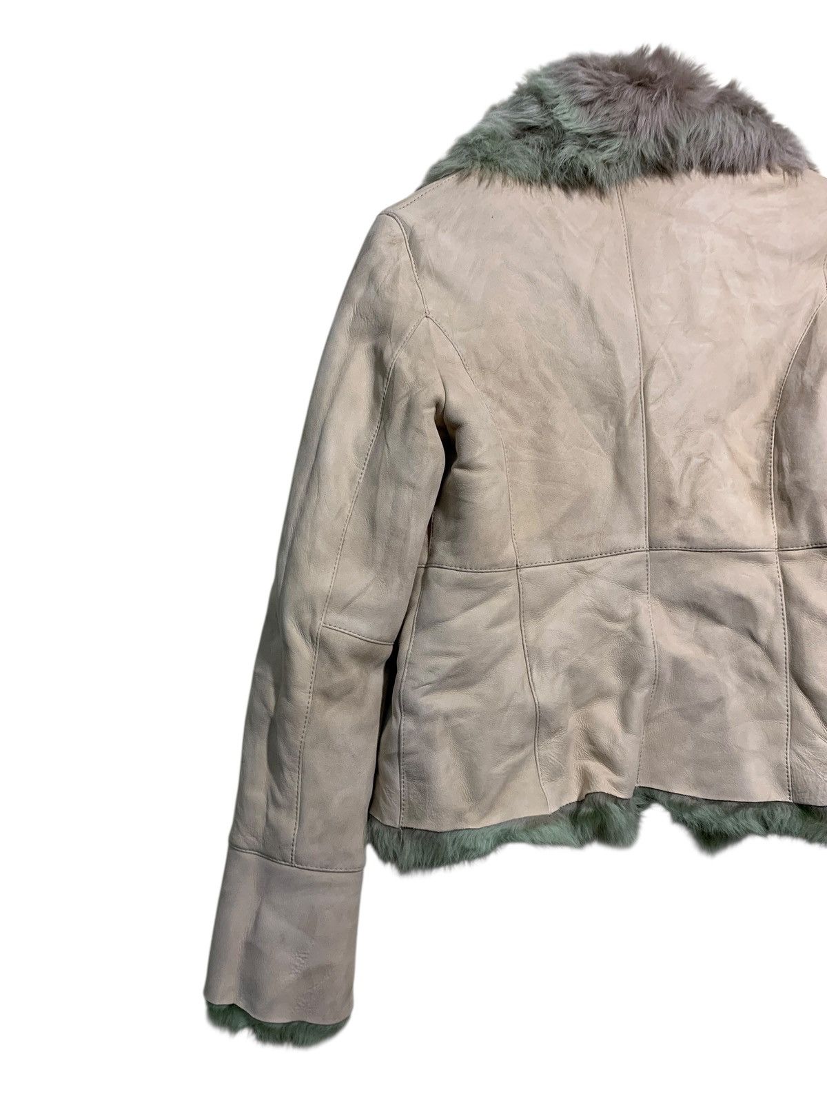 Sagafurs × Toscano 🔥TOSCANO BRISA SPAIN LAMBSKIN LEATHER FUR JACKET Size S / US 4 / IT 40 - 6 Thumbnail