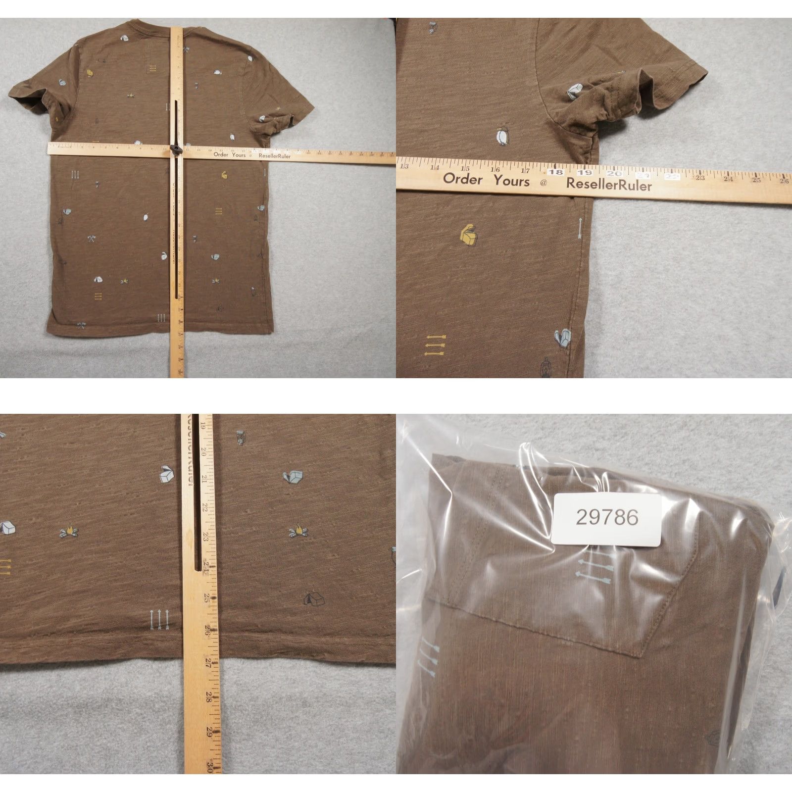 Prana Prana Shirt Mens Small Brown Pocket Tee Crewneck Slim Fit Outdoors Hike Camp Size US S / EU 44-46 / 1 - 8 Thumbnail