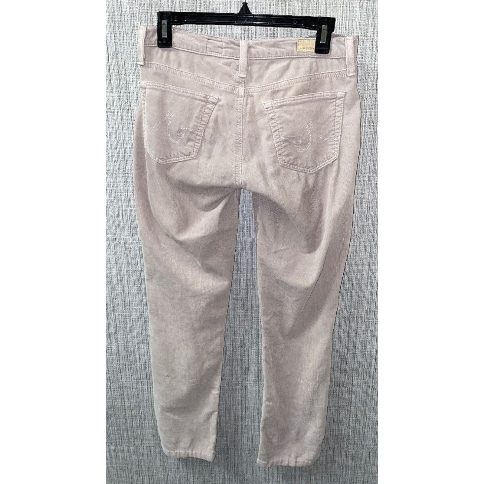 Vintage VINTAGE? No. Wait: The item is AG Adriano Goldschmied The Stevie Slim Straight Pants Beige 26R 28in Inseam Mens Cord Slim Straight. Size 26" / US 2 / IT 38 - 4 Thumbnail