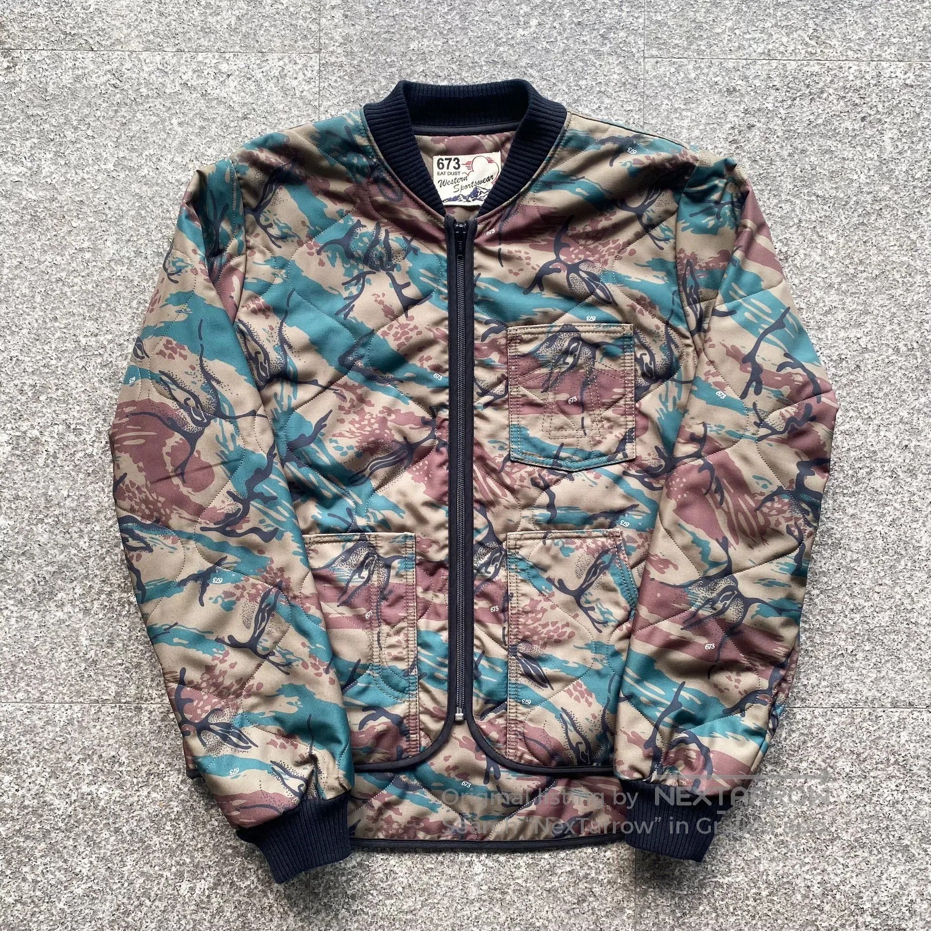 Eat Dust Eat Dust Camouflage Quilted Jacket. Size US M / EU 48-50 / 2 - 1 Thumbnail