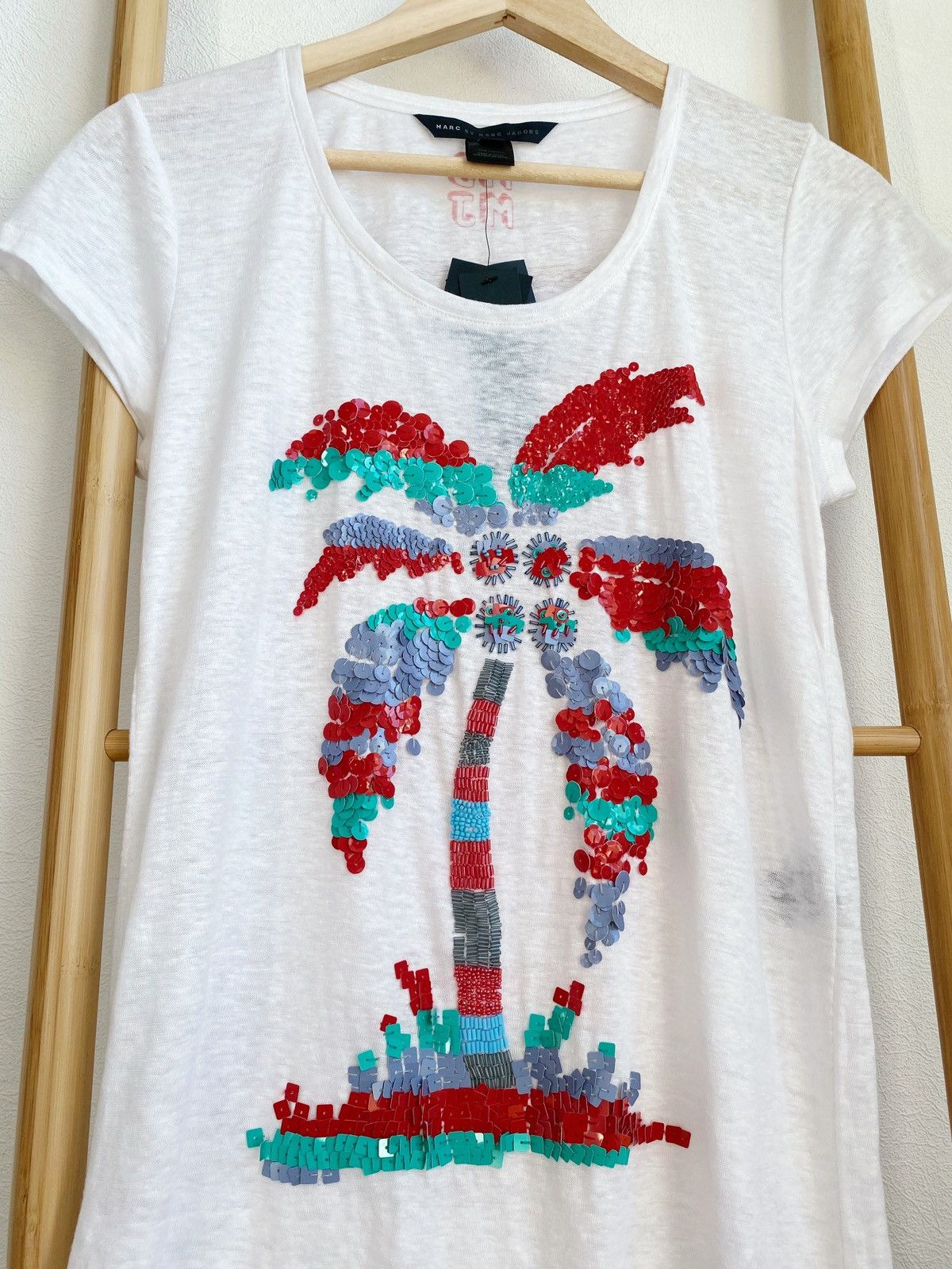 Marc by Marc Jacobs Marc By Marc Jacobs Linen T-Shirt Size XS Size XS / US 0-2 / IT 36-38 - 2 Thumbnail