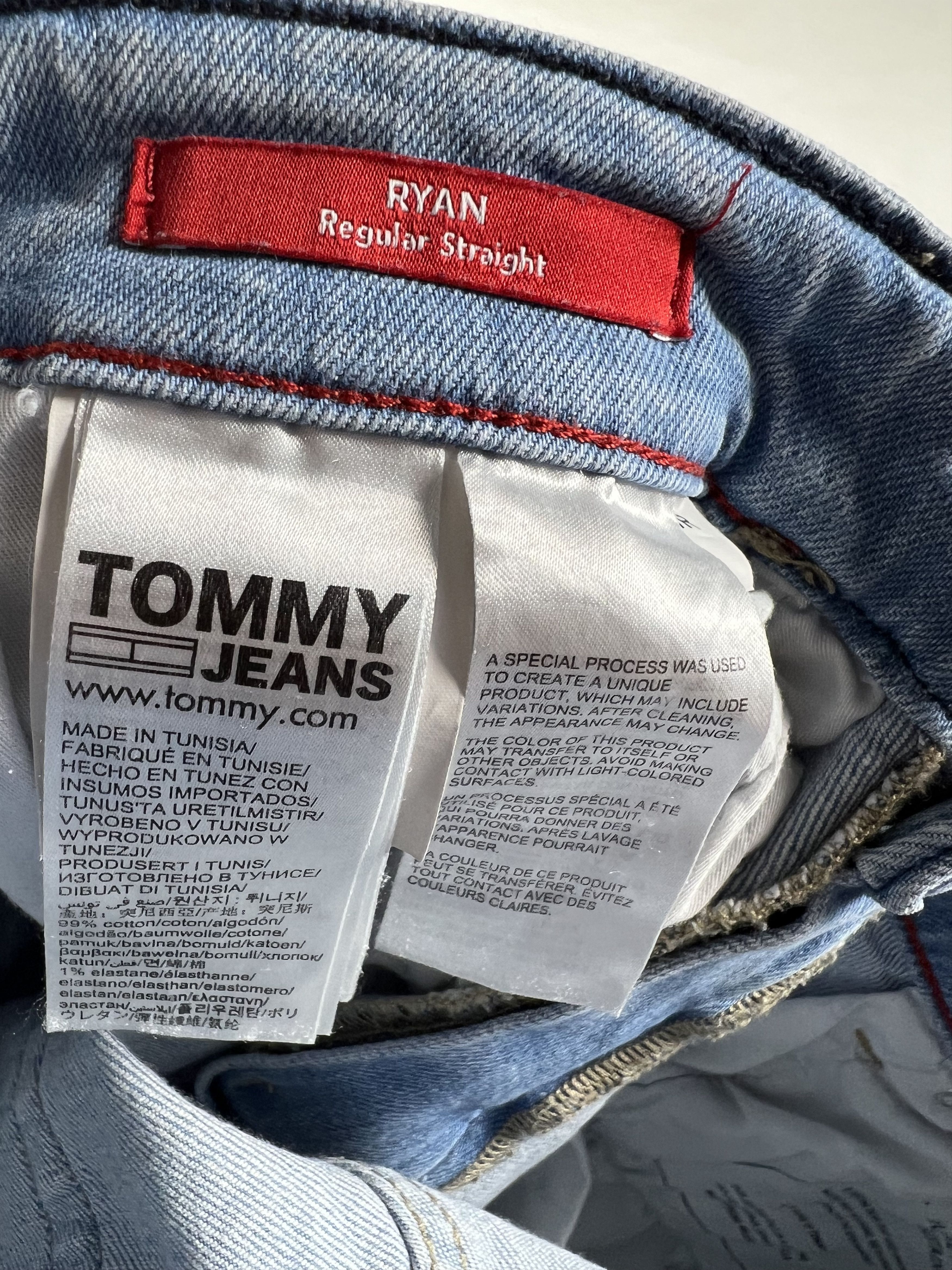 Tommy Hilfiger × Vintage Vintage Tommy Hilfiger Denim Jeans 31x36 Size US 31 - 4 Thumbnail
