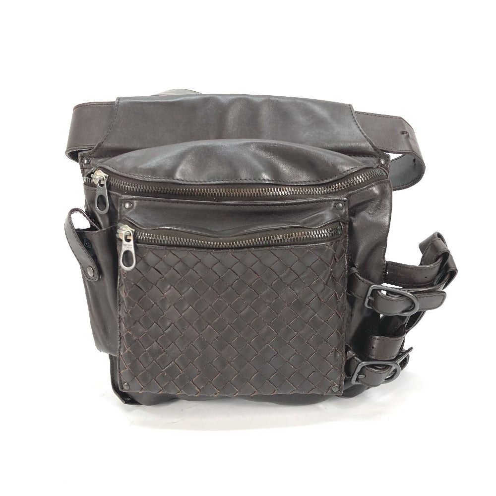 Bottega Veneta Bottega Veneta Belt Bag Leather-Weaving Technique Briefcase Shoulder Waist Pouch Cross Body Leather Men Size ONE SIZE - 1 Thumbnail