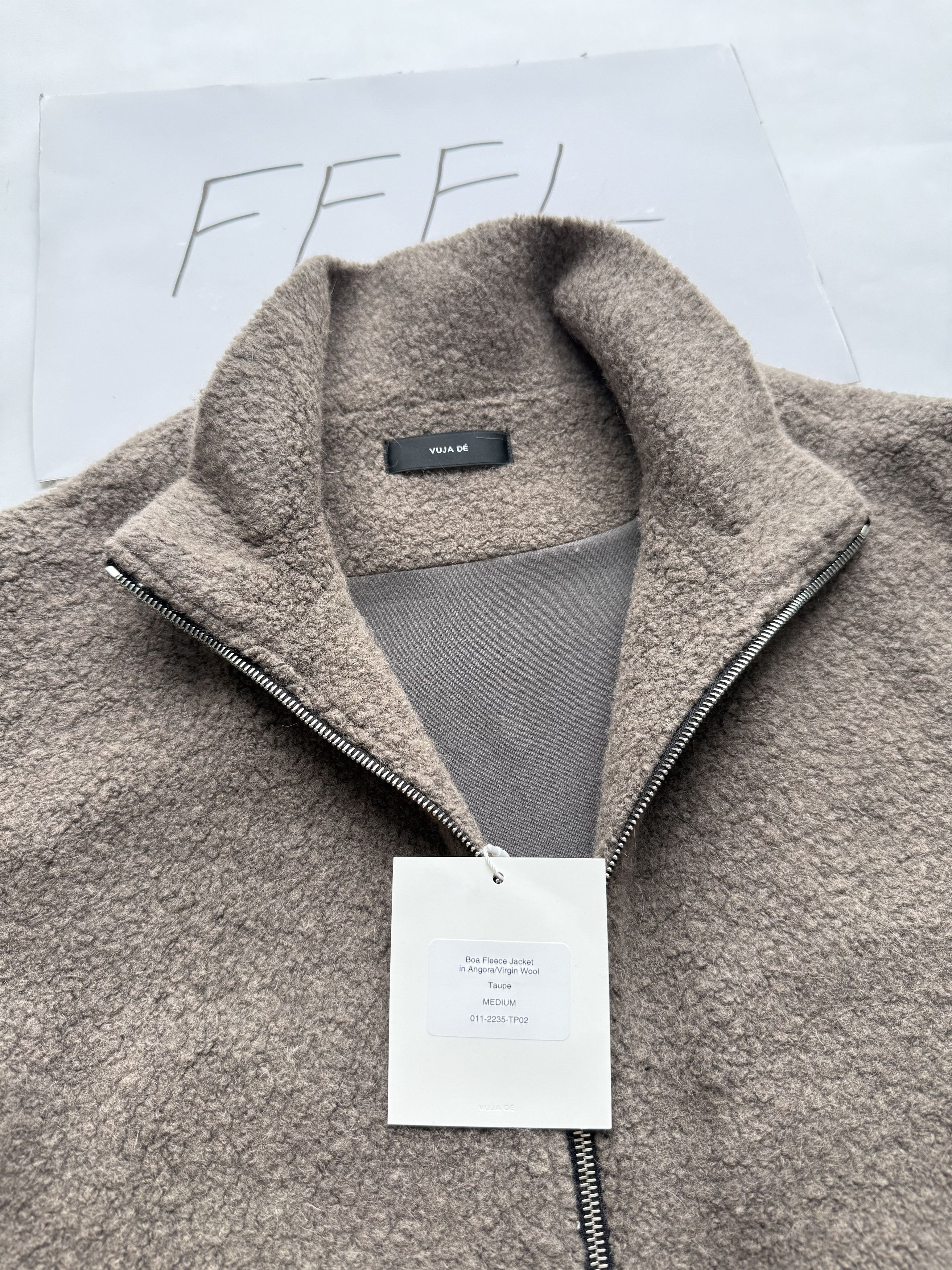 Vuja De Vujade Boa Fleece Jacket in Angora/Virgin Wool Size US M / EU 48-50 / 2 - 5 Thumbnail