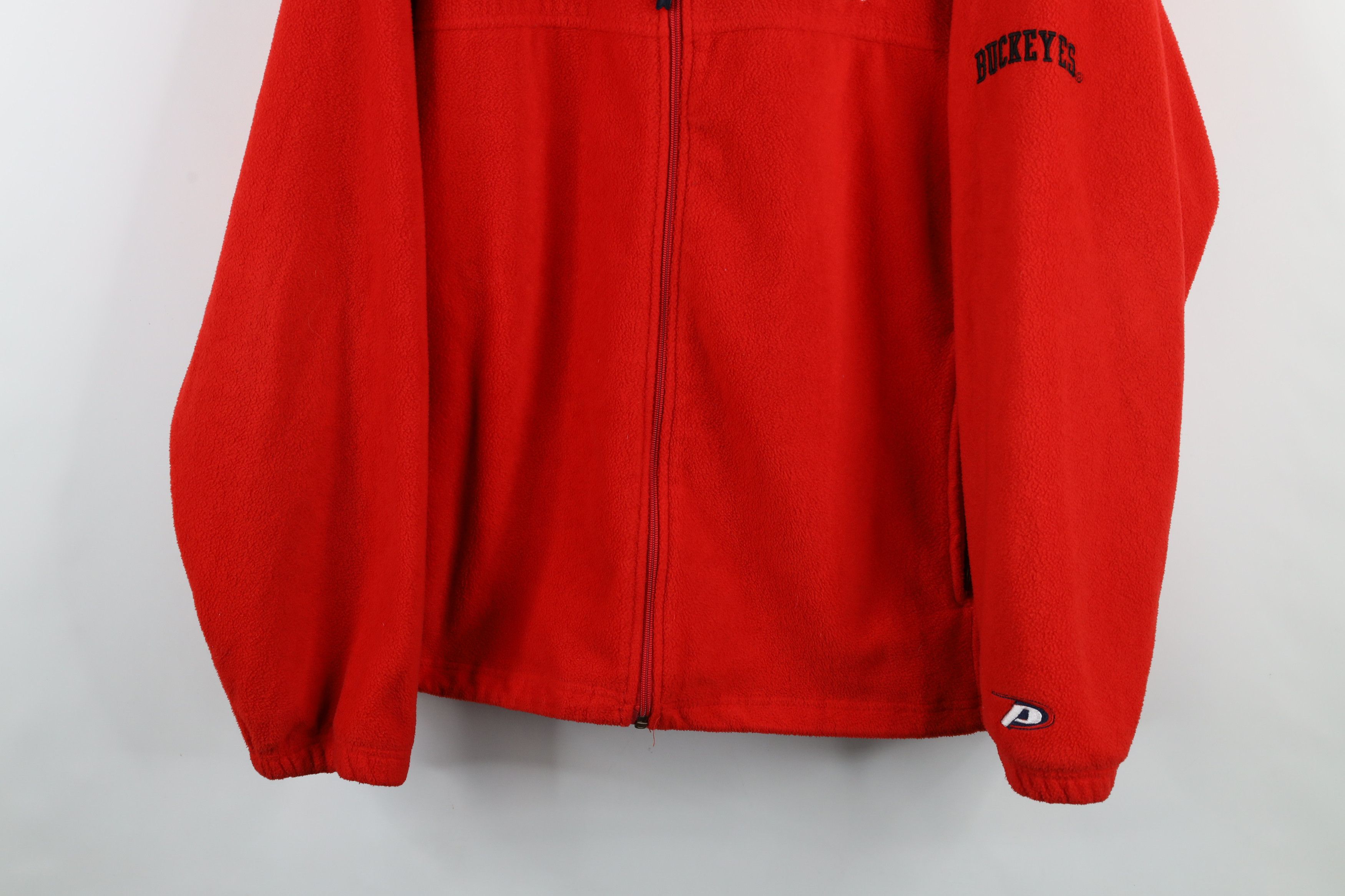 Vintage Vintage 90s Ohio State University Lined Full Zip Jacket Size US L / EU 52-54 / 3 - 3 Thumbnail