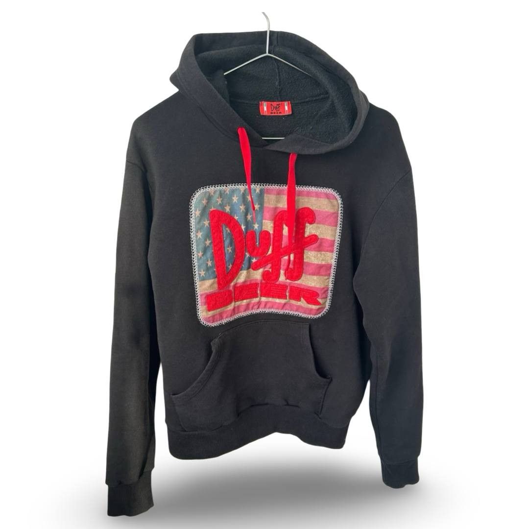 Vintage DUFF beer hoodie #754 Size US L / EU 52-54 / 3 - 1 Thumbnail