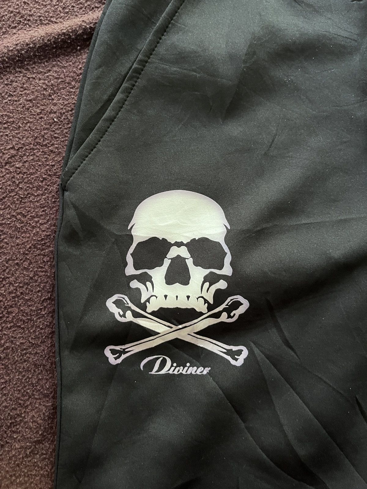 Japanese Brand Japanese Diviner Sweatpants Skulls lgb Size US 33 - 6 Thumbnail