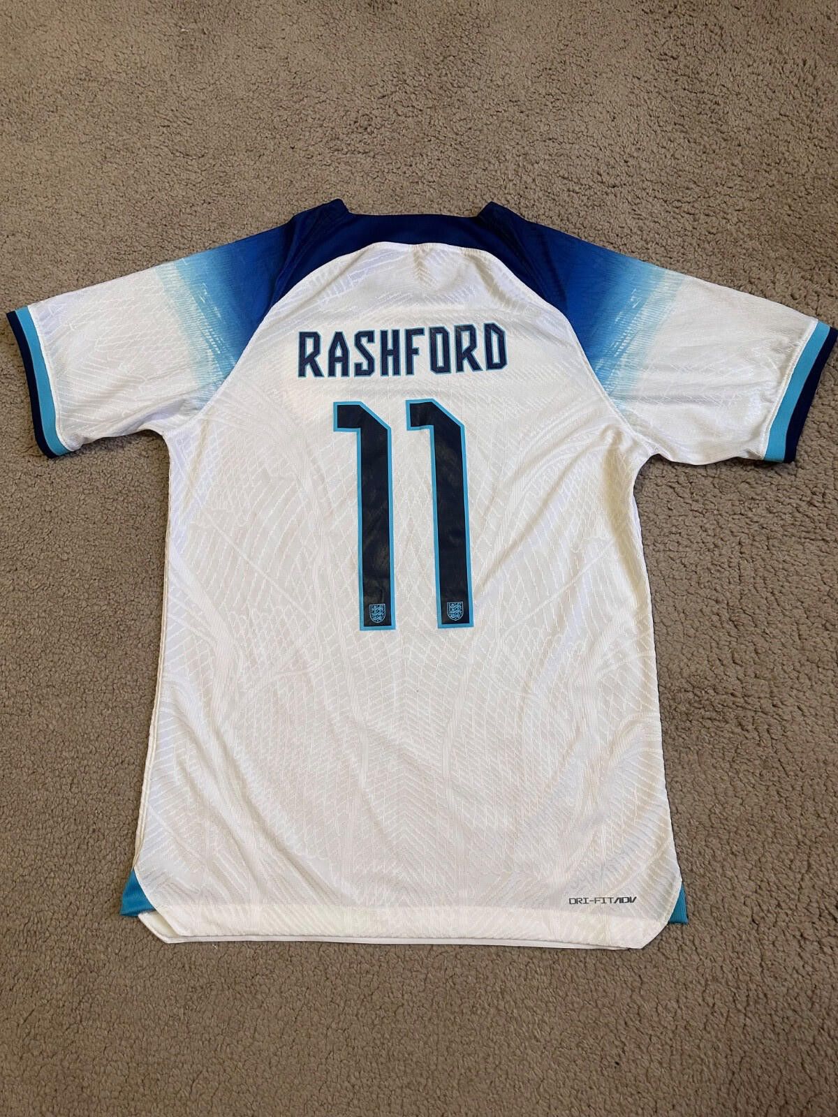 Nike England 2024 - 2025 Home Nike DRI-FITLOV shirt #11 Rashford Size US XXL / EU 58 / 5 - 6 Thumbnail