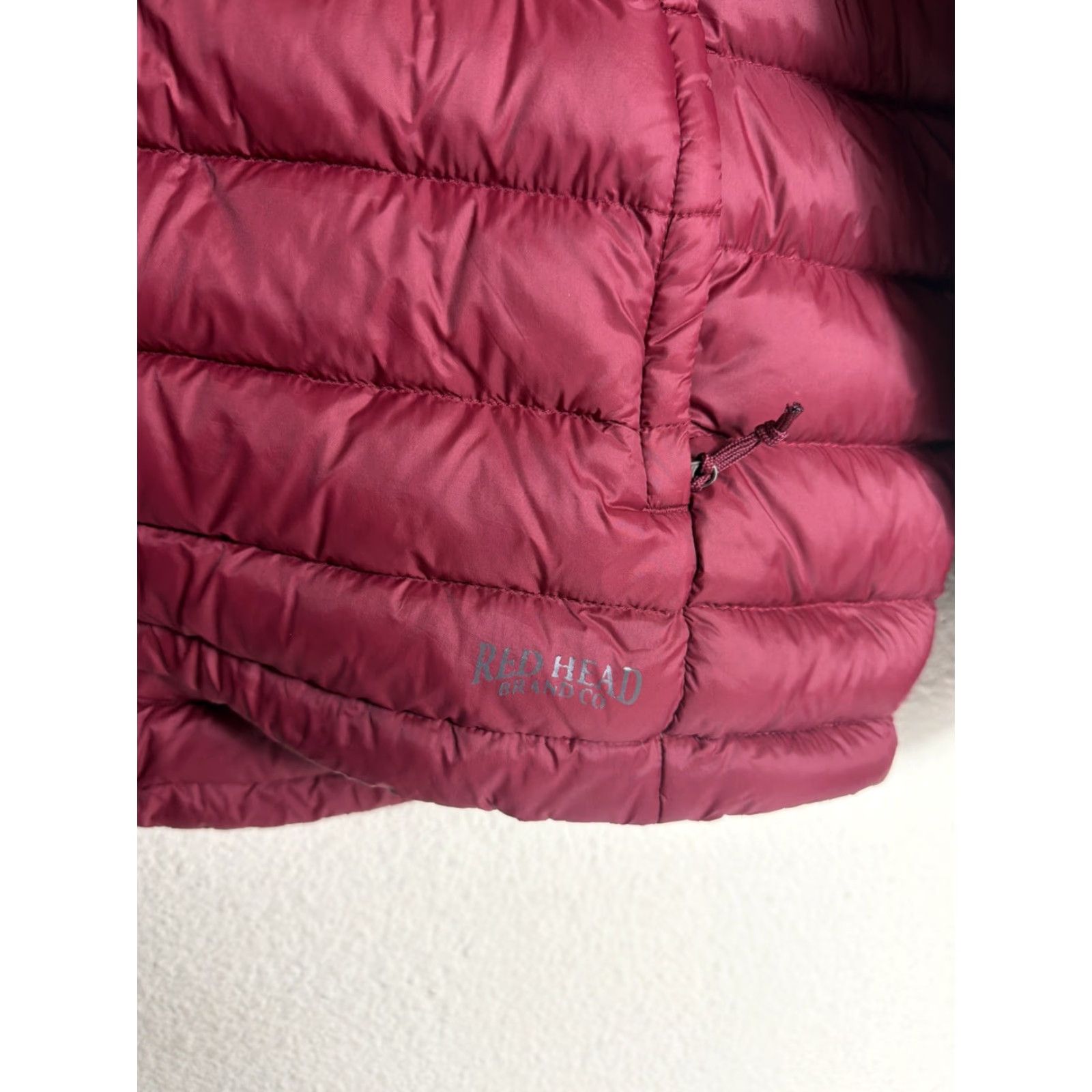 Vintage RedHead Jacket Mens XL Red Full Zip Puffer Down Nylon Shell - Maroon Shell - Men - XL - Red - Puffer Jacket Size US XL / EU 56 / 4 - 6 Thumbnail