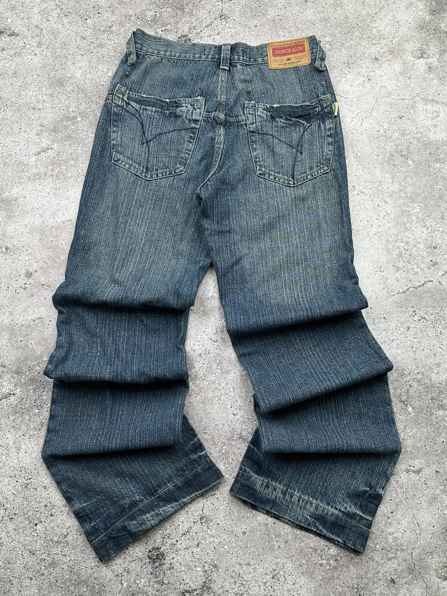 Japanese Brand Vintage Wide Jeans C507(V540) Size US 30 / EU 46 - 5 Thumbnail