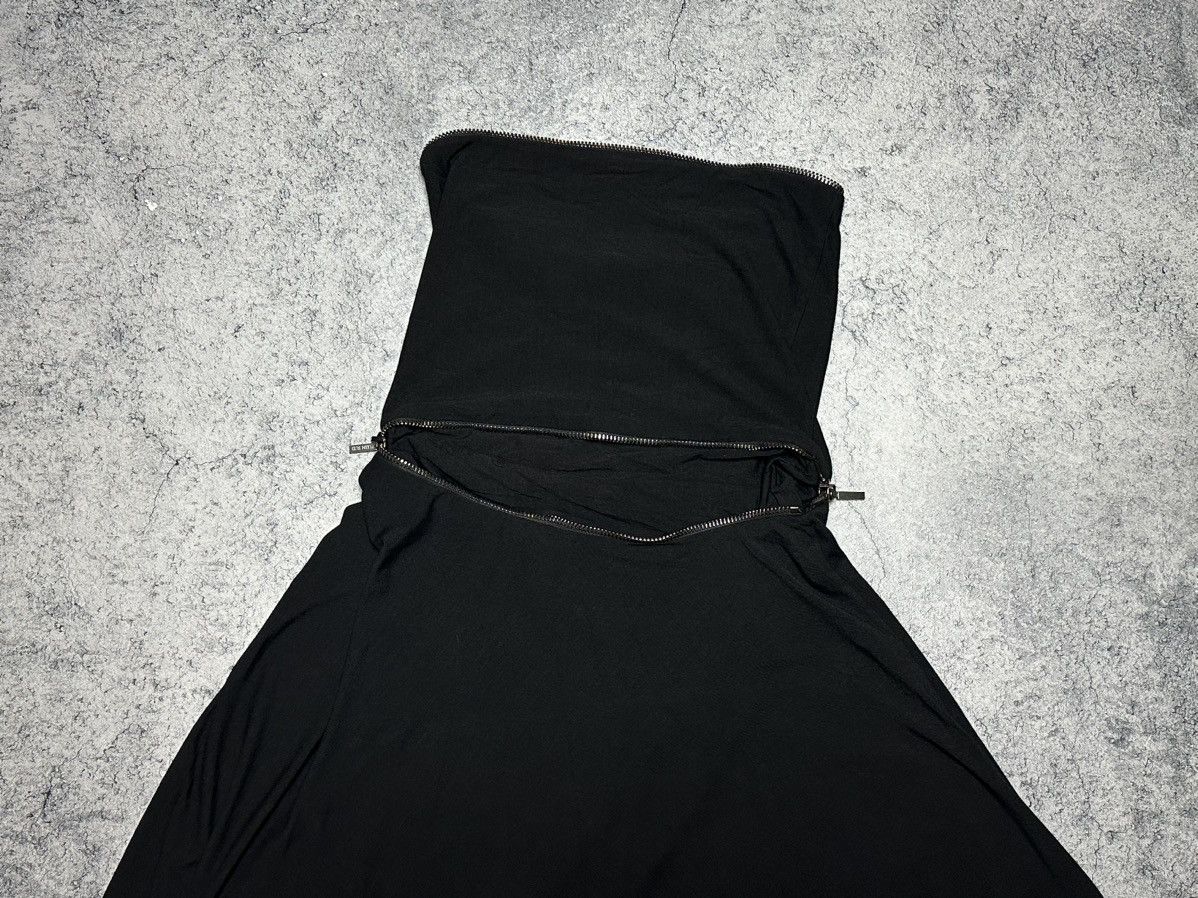 plein sud Plein Sud Jeans Asymmetric Turtleneck Zip Details Top Hoodie Size L / US 10 / IT 46 - 3 Thumbnail