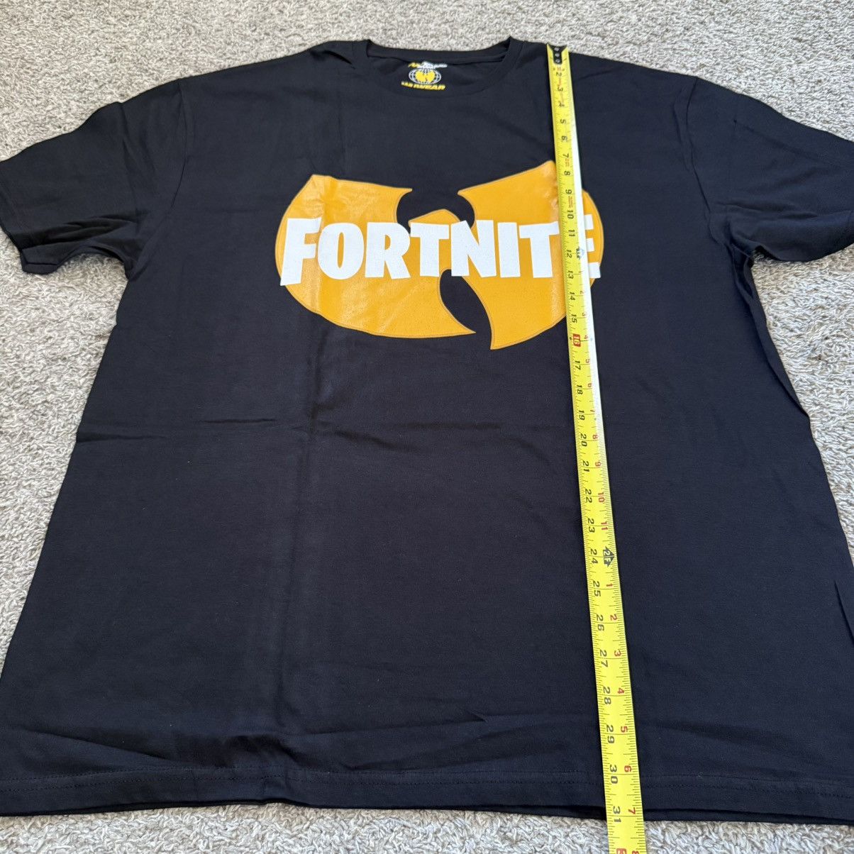 🔴Wu-Tang Shirt Size XL WuTang Fortnite Wu-Wear Black Yellow