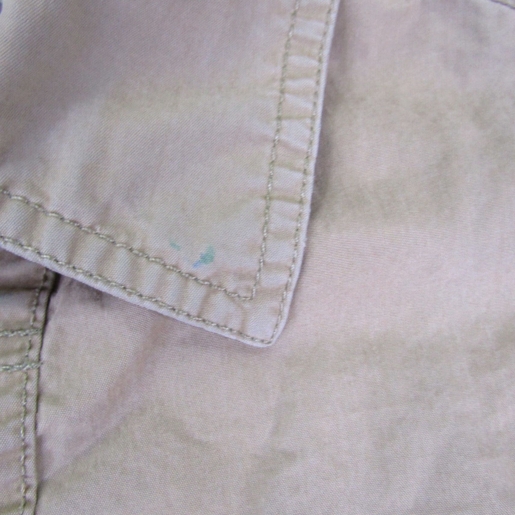 Eddie Bauer Eddie Bauer Sport Shop Button-Up Shirt Mens M Khaki Tan Beige Cotton Blend Short Sleeve Collared Pocket Outdoor Size US M / EU 48-50 / 2 - 5 Thumbnail