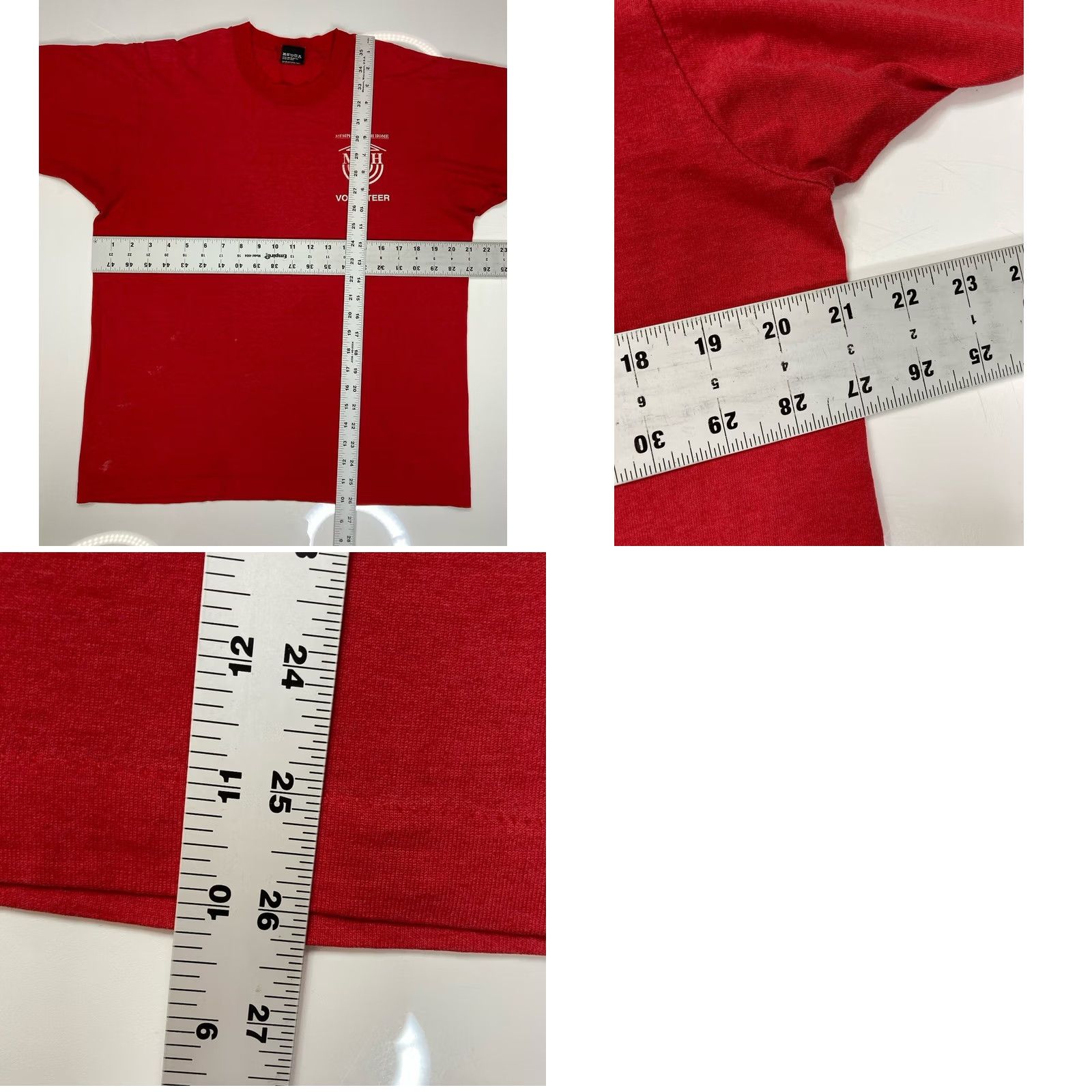 Vintage VINTAGE Memphis Jewish Home 1992 T-shirt Men Large Red 90s USA Single Stitch Size US L / EU 52-54 / 3 - 8 Thumbnail