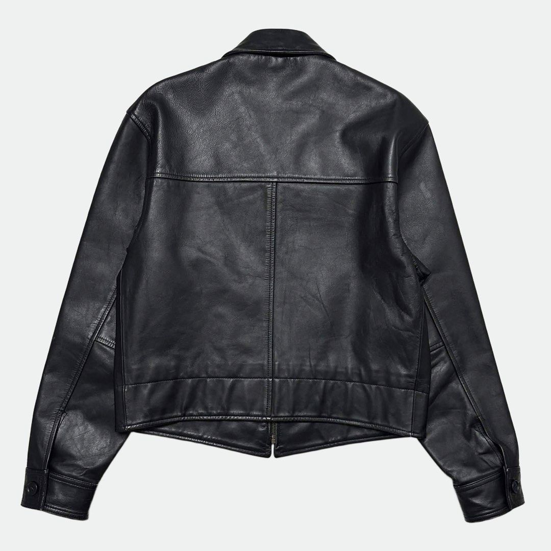 Japanese Brand Kmrii Style Archive Japanese Leather Jacket | Grailed
