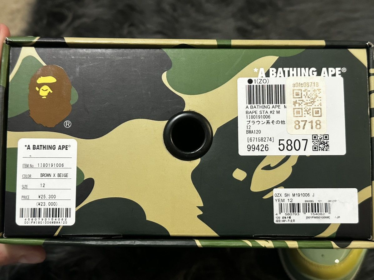 Bape BAPESTA #2 Size US 12 / EU 45 - 9 Thumbnail