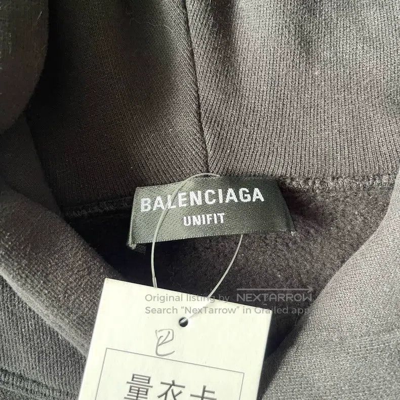 Balenciaga Balenciaga Patchwork Embroidered Hoodie Sweatshirt Size US XXS / EU 40 - 5 Thumbnail