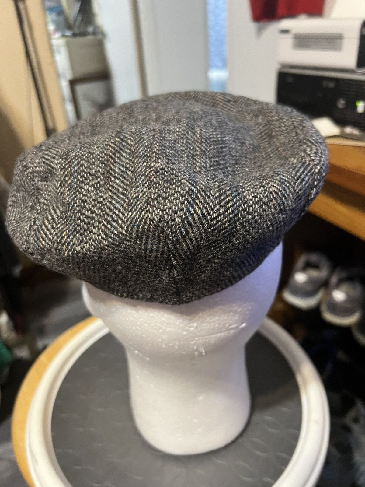 Vintage Vintage Union Made in USA Adam’s Row Newsboy Cabbie Hat Size ONE SIZE - 3 Thumbnail