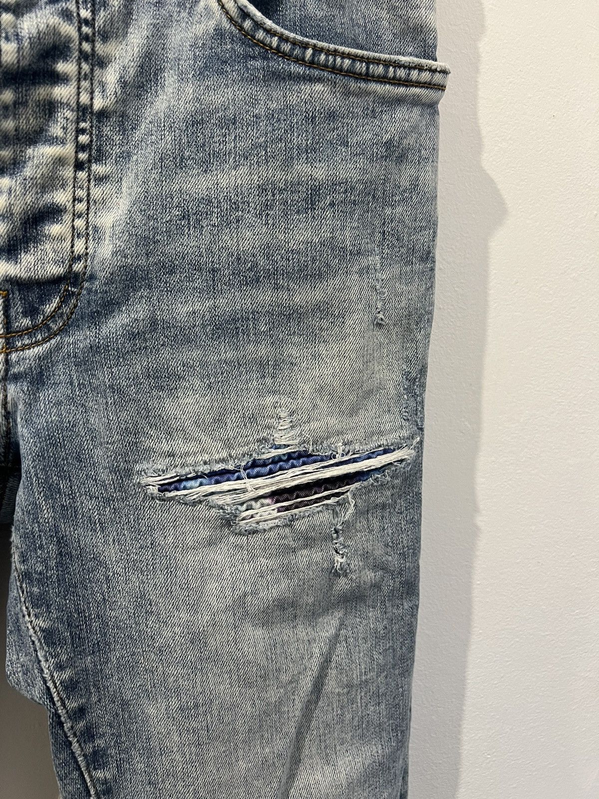 Amiri Amiri MX1 Blue Patches denim Size US 32 / EU 48 - 4 Thumbnail
