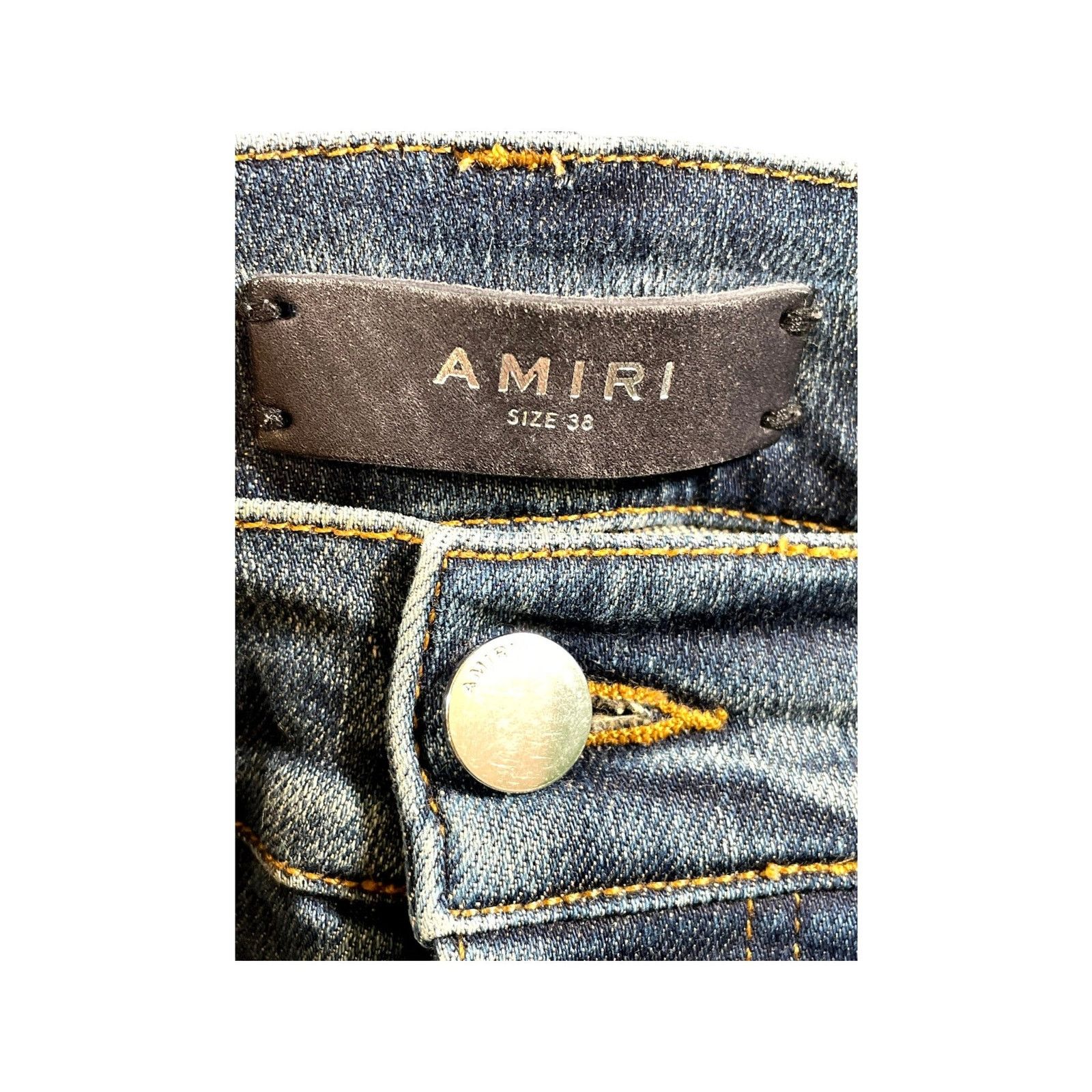 Amiri Amiri "Classic Shotgun" Deep Jeans Size US 38 / EU 54 - 8 Thumbnail