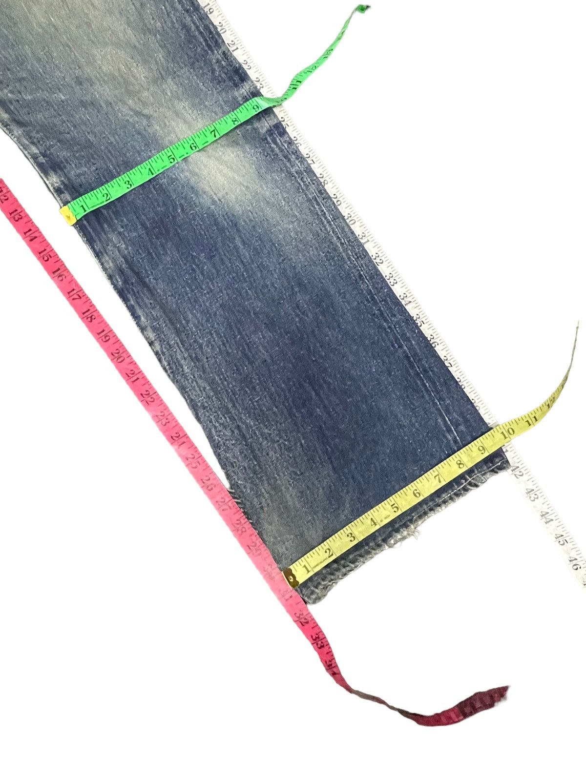 Denime Vintage Denime Orizzonti Selvedge Faded Distresed Denim Size US 30 / EU 46 - 24 Thumbnail