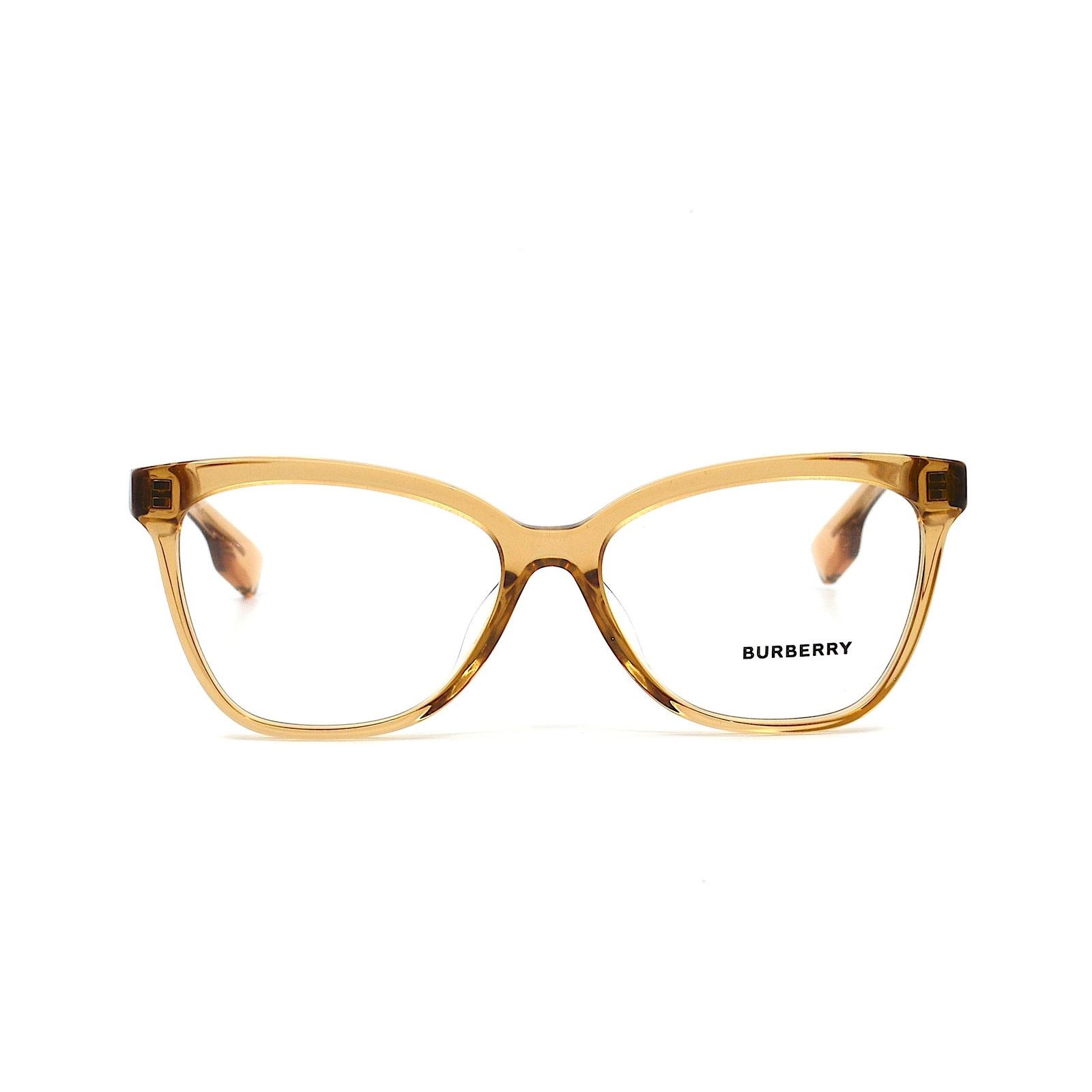 Burberry NEW BURBERRY BE2364F 3779 TRANSPARENT BROWN EYEGLASSES FRAME Size ONE SIZE - 3 Thumbnail