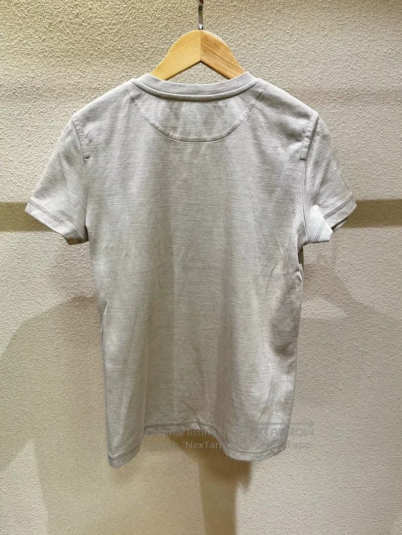 Hermes Hermes Velvet Embroidered Short Sleeve T-Shirt Size XS / US 0-2 / IT 36-38 - 2 Thumbnail