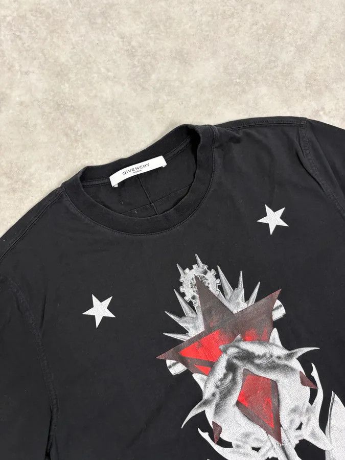 Givenchy SS2015 Givenchy Star Modern Abstract Black T-Shirt by RIccardo Tisci Size US S / EU 44-46 / 1 - 5 Thumbnail