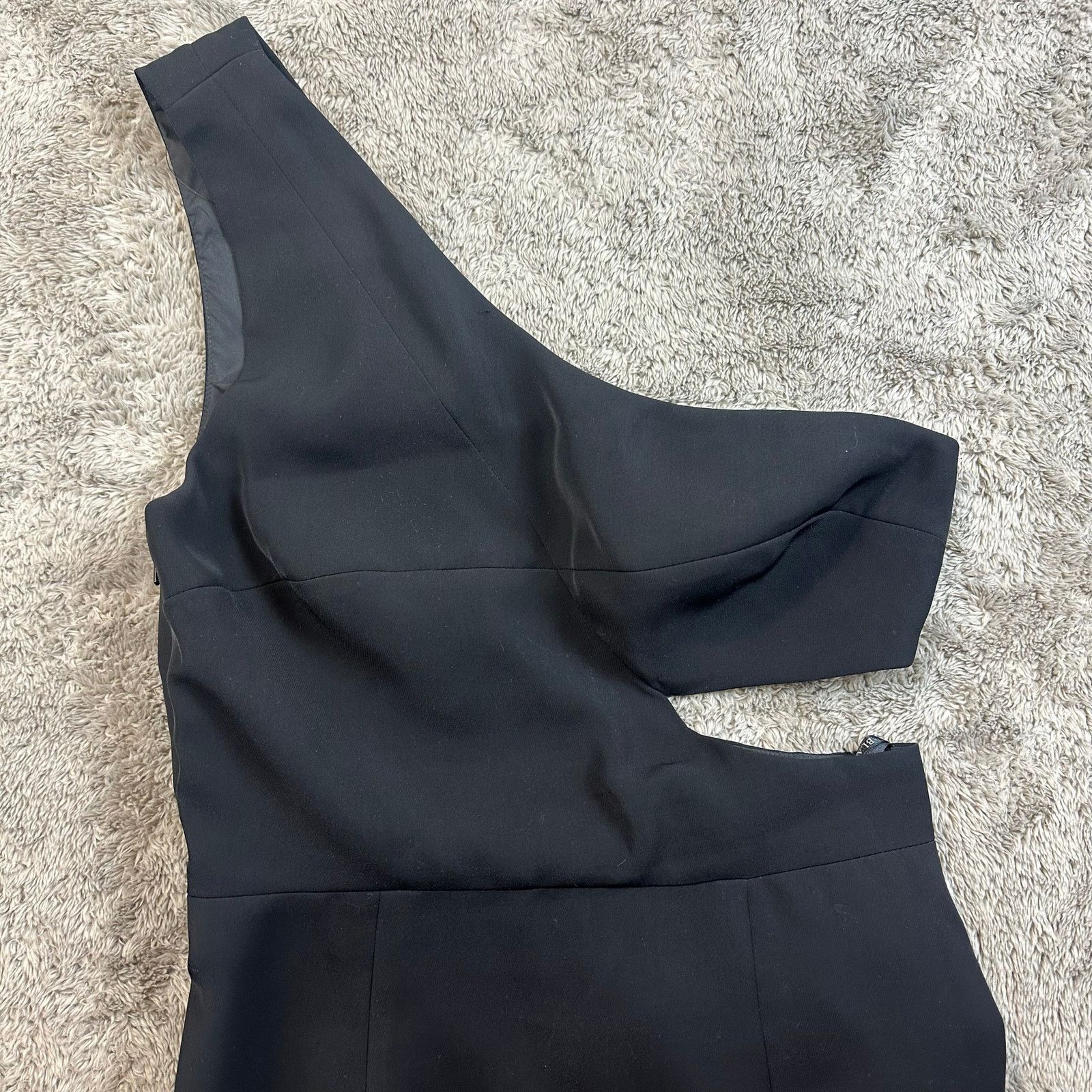 Black Halo Black Halo Kylie One Shoulder Mini Sheath Cocktail Dress 8 M Size M / US 6-8 / IT 42-44 - 2 Thumbnail
