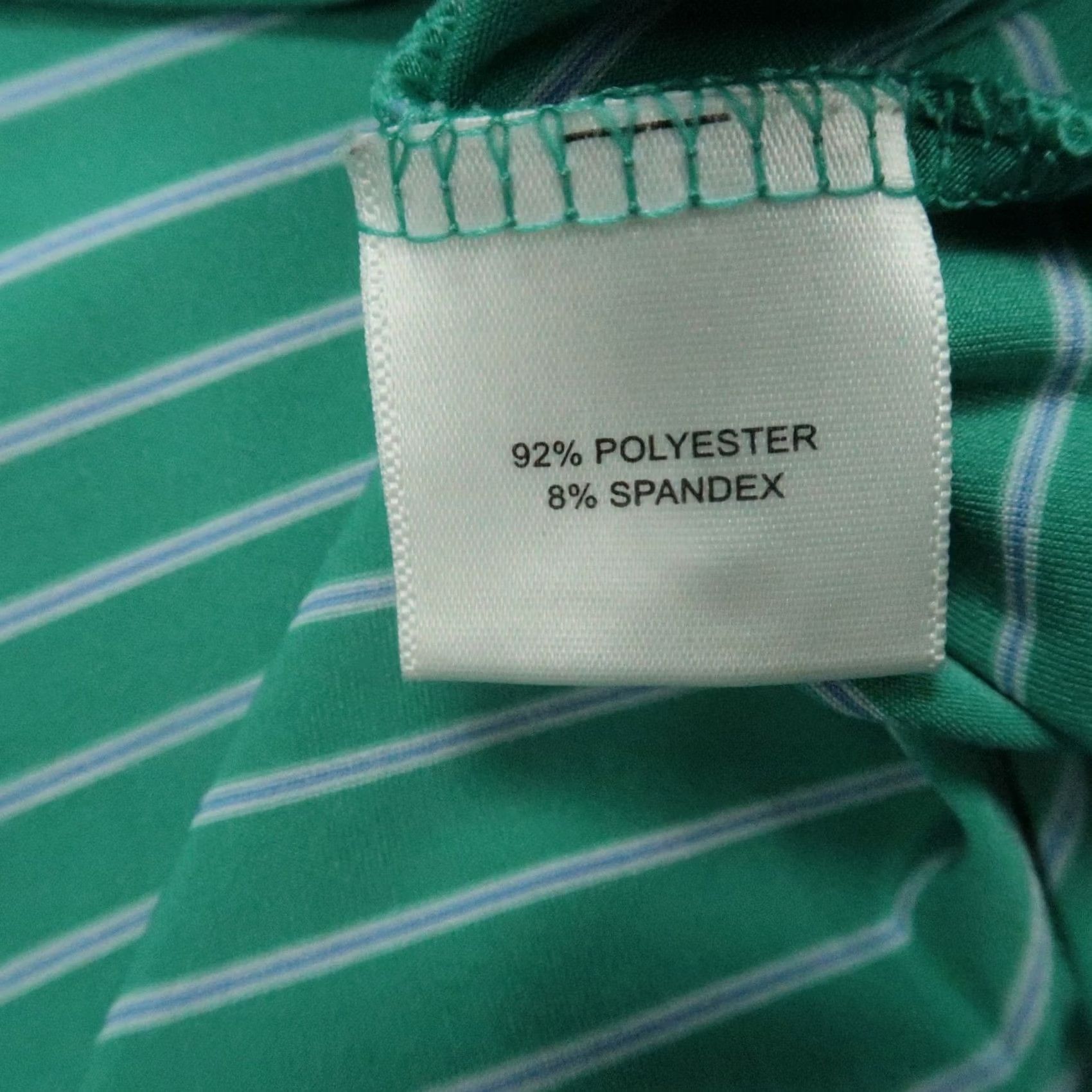 Peter Millar VINTAGE Peter Millar Shirt Mens XL Green Striped Polo Exercises? (Note: No additional text allowed) Size US XL / EU 56 / 4 - 5 Thumbnail