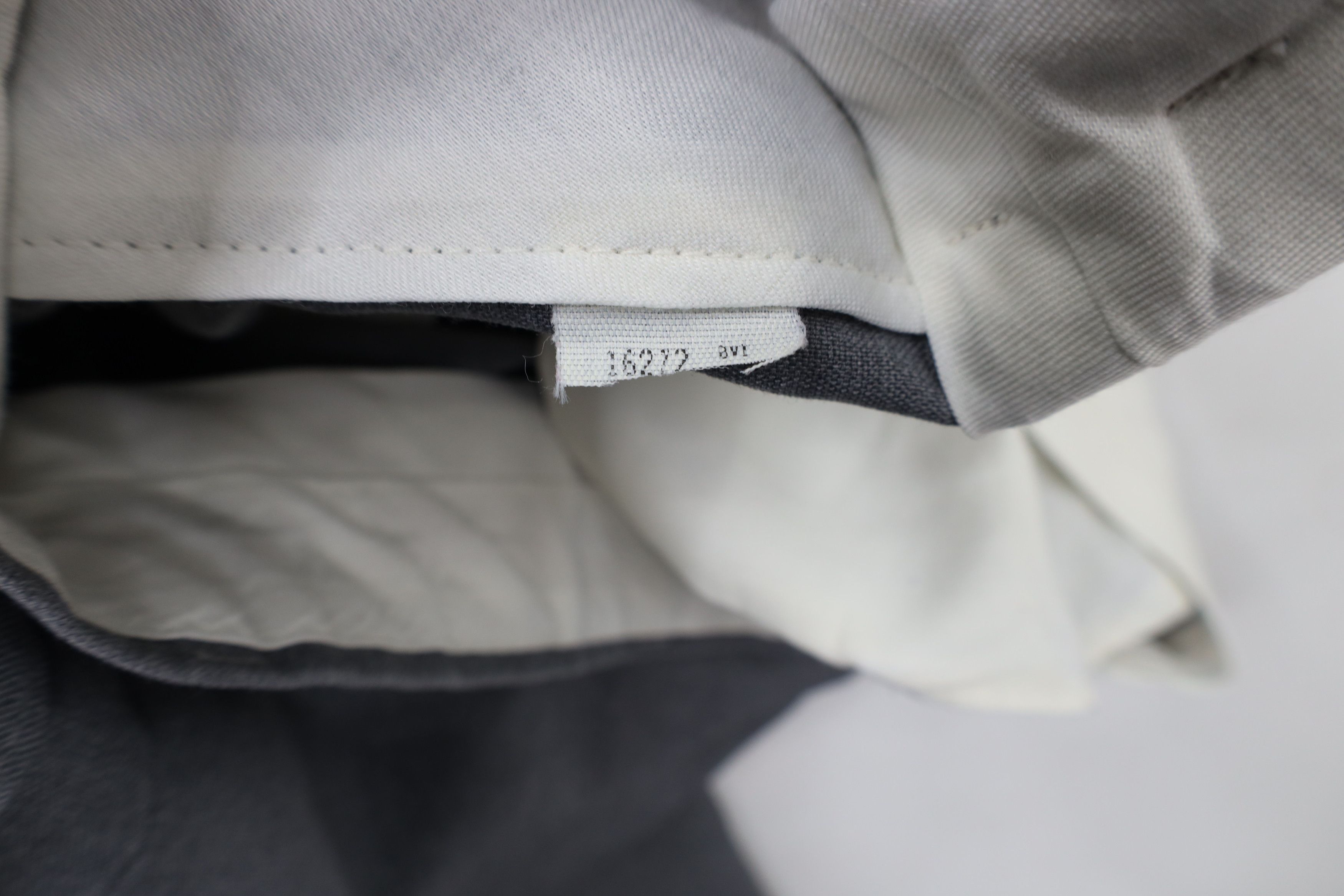 Vintage Vintage 70s Streetwear Wool Blend Wide Leg Chino Pants Gray Size US 34 / EU 50 - 9 Thumbnail