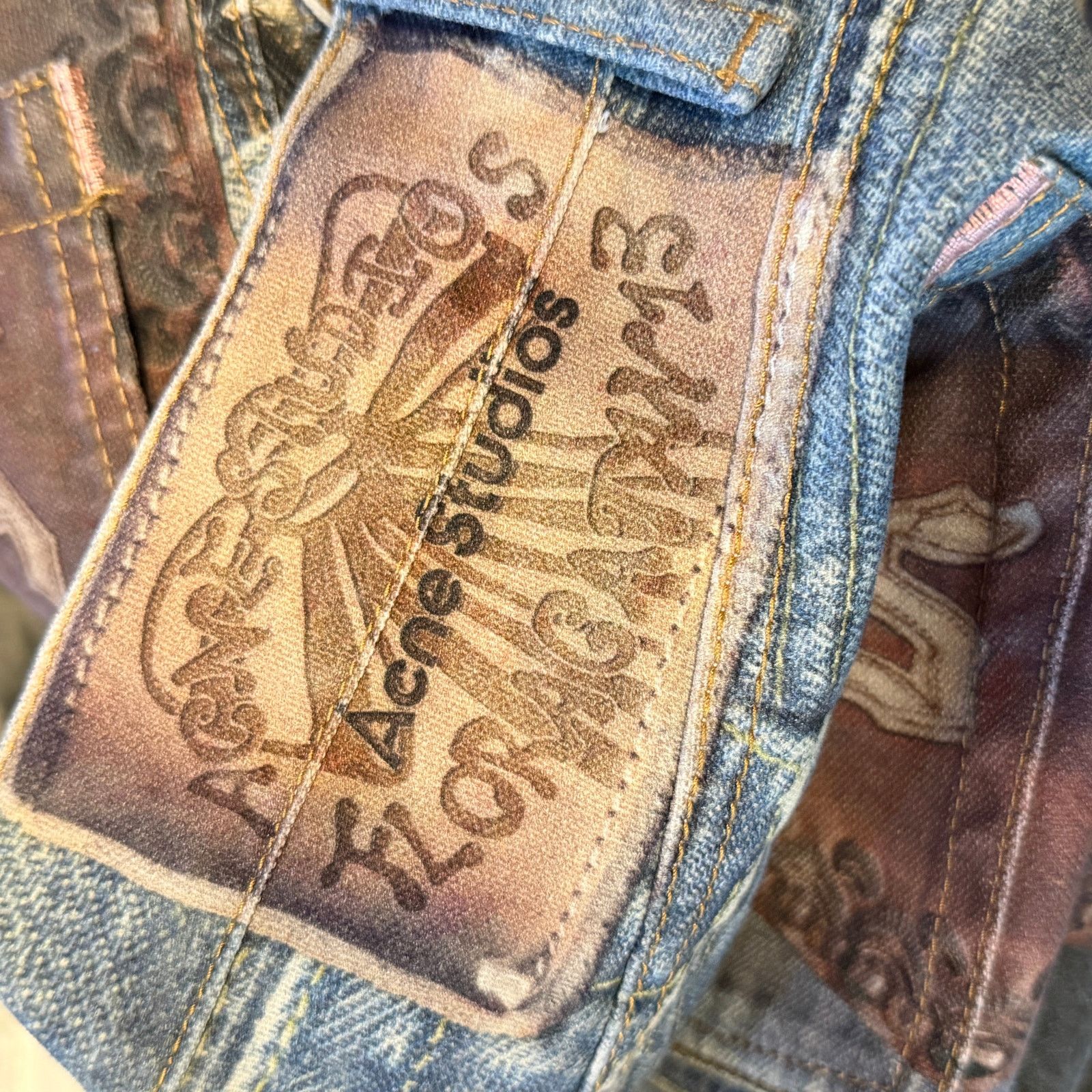 Acne Studios Acne Studios Heart Buckle Belt Denim Jeans Size US 31 - 6 Thumbnail