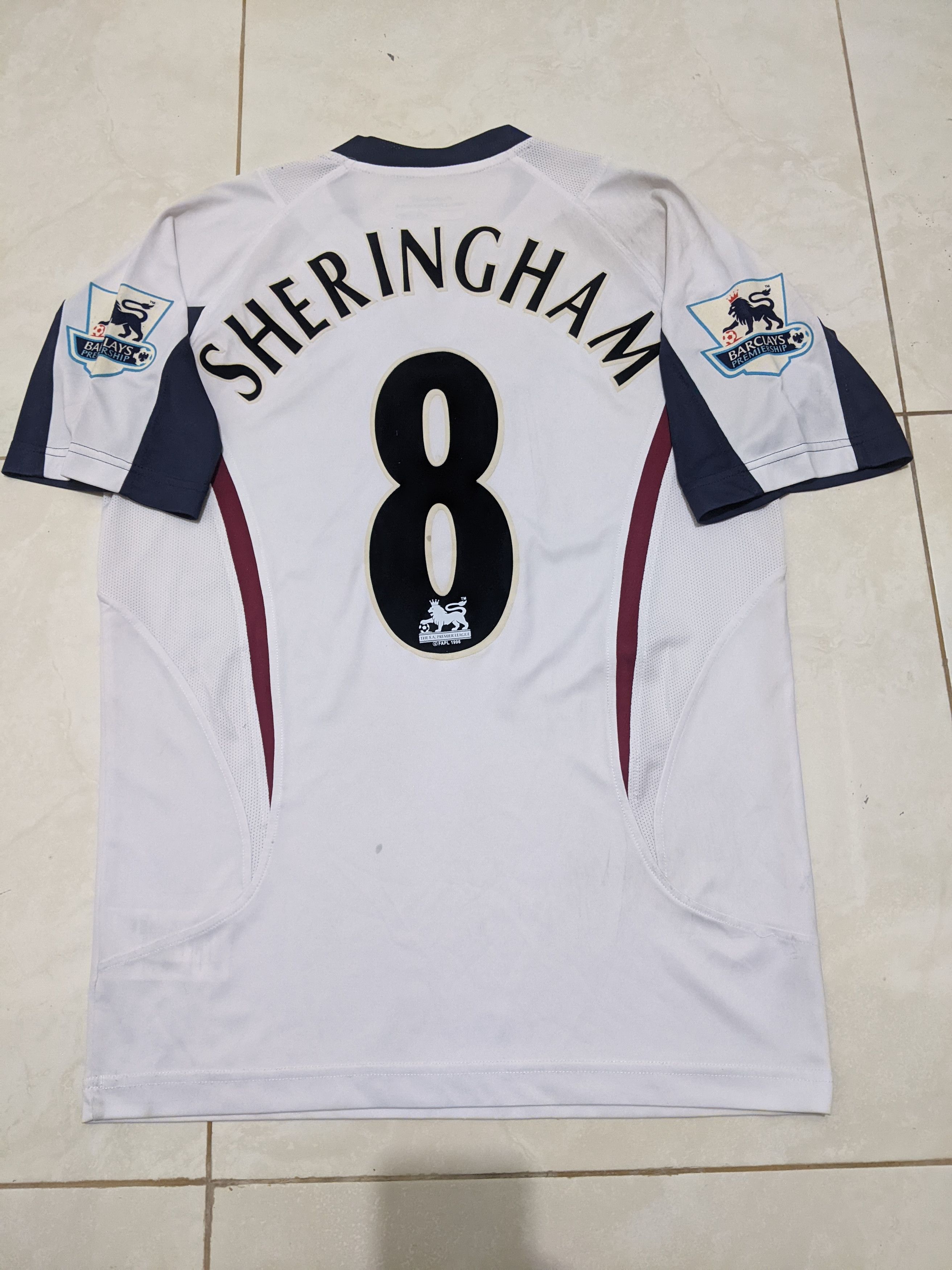 Reebok West ham 2005-07 away Sheringham Jersey football shirt Size US M / EU 48-50 / 2 - 2 Thumbnail