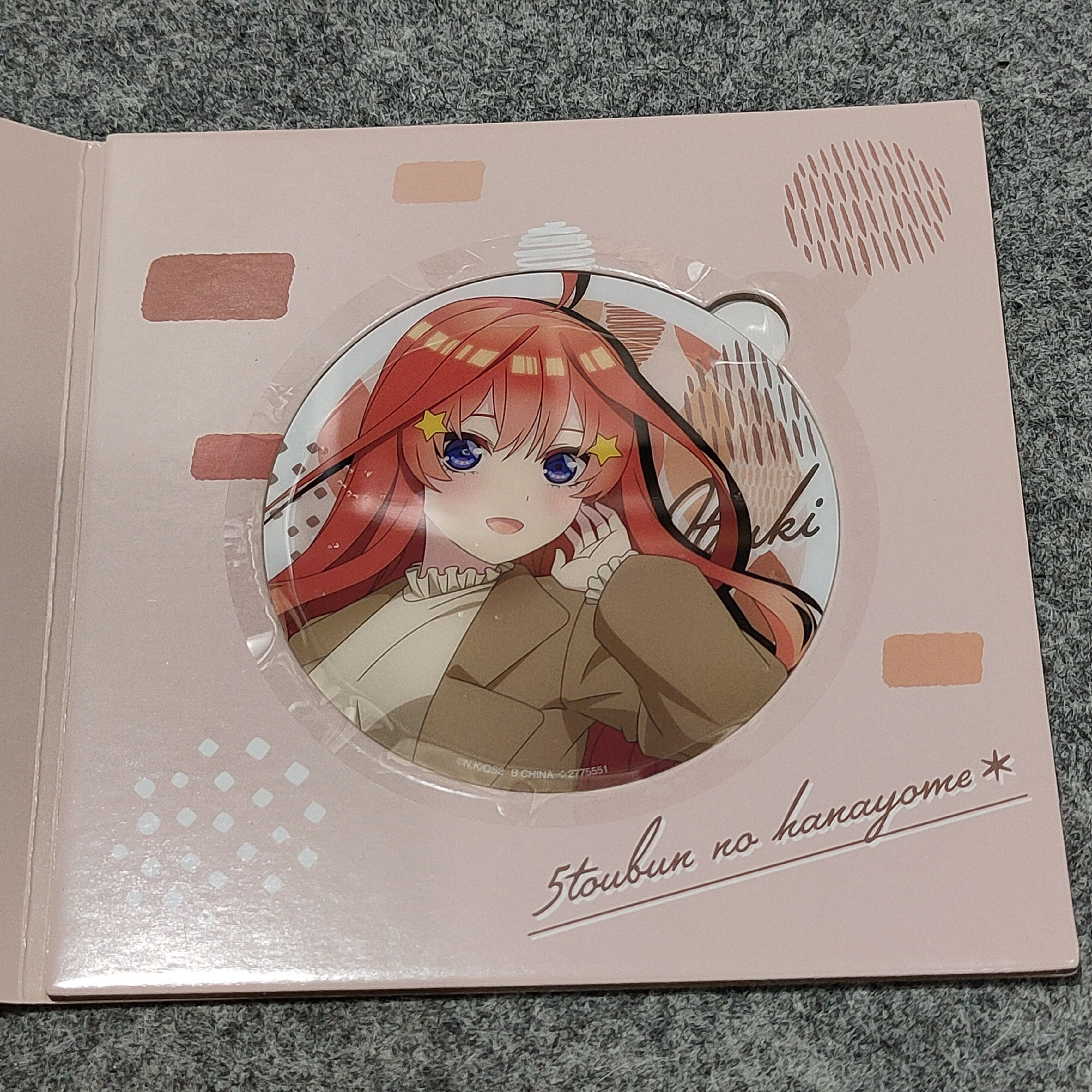 Japanese Brand 🔥ITSUKI From 5 THE QUINTESSENTIAL QUINTUPLETS coaster Size ONE SIZE - 3 Thumbnail
