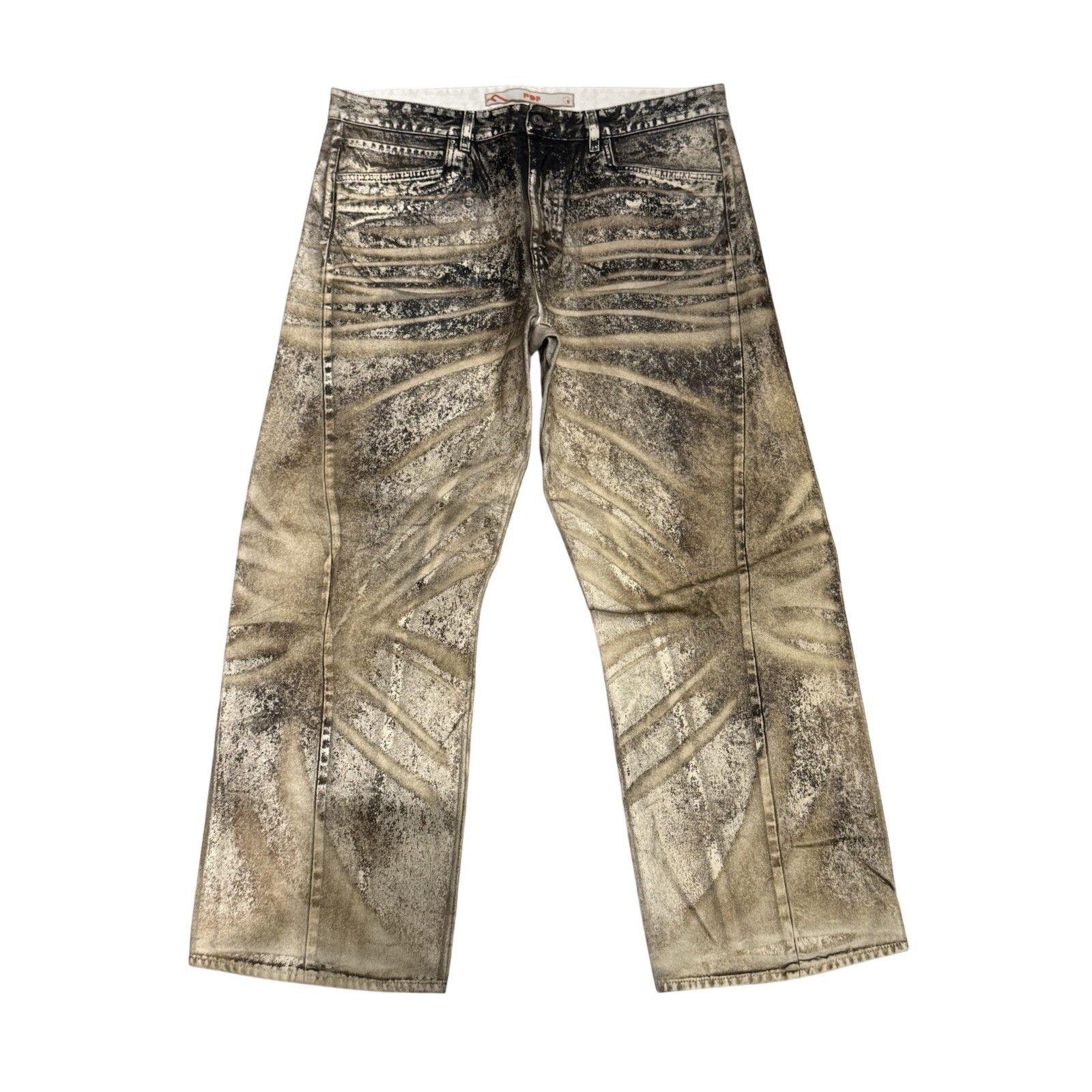 PDF PDF Saggy Brown Denim Pants Size 38 Size US 38 / EU 54 - 1 Thumbnail