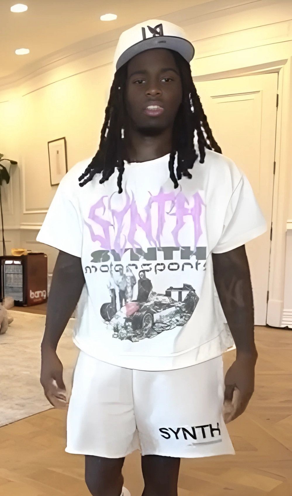 Other Synth “Milly” Motorsports Racing Double Hem Skeleton T-Shirt Size US L / EU 52-54 / 3 - 9 Thumbnail