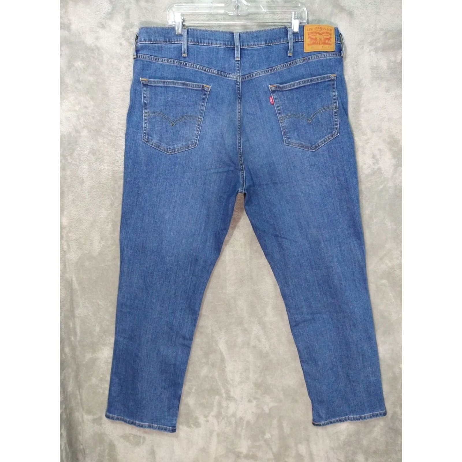Levi's Levi's 541 Jeans Mens 40x32 Blue Denim Athletic Taper Stretch Medium Wash Jeans Mens Regular 40 Blue Denim 5-Pocket Size US 40 / EU 56 - 2 Thumbnail