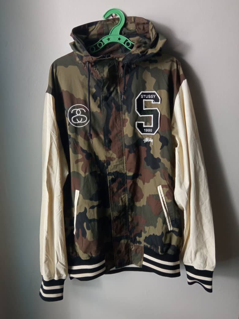 Stussy Stussy m varsity light jacket camouflage Size US L / EU 52-54 / 3 - 1 Thumbnail