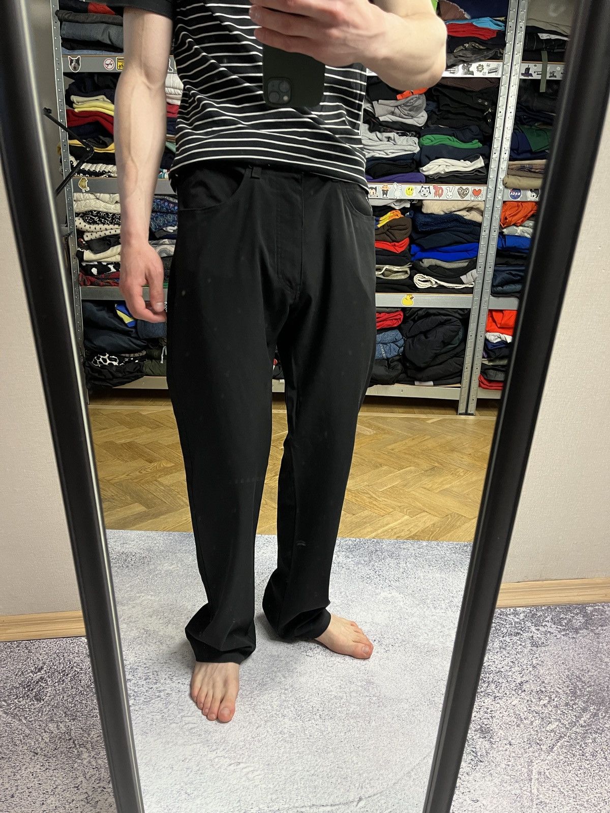 Armani × Giorgio Armani × Vintage Vintage Armani Jeans Metal Logo Classic Pants Rare Luxury Size US 34 / EU 50 - 3 Thumbnail