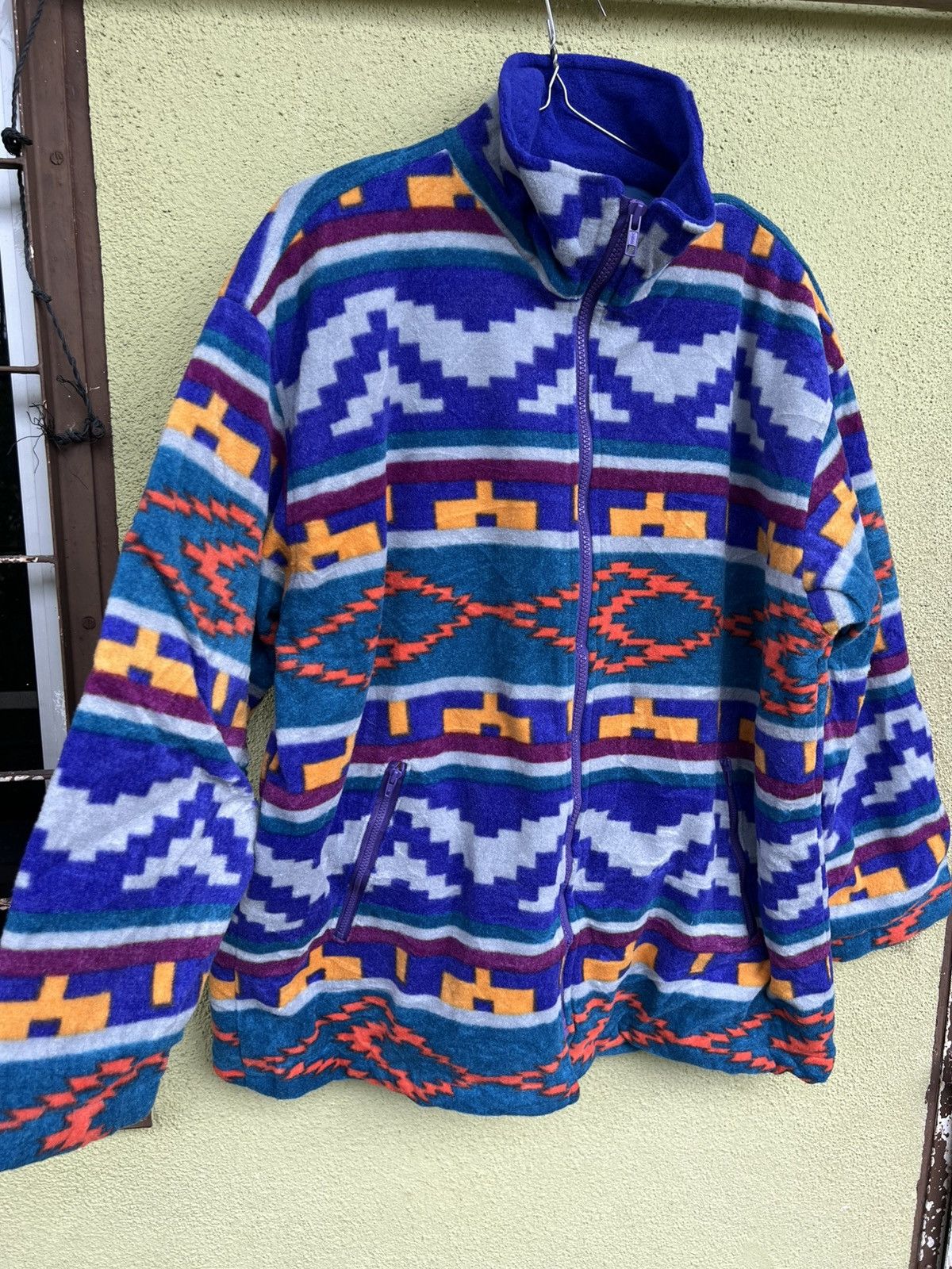 Arts & Science Harness Art Vintage fleece zipper jacket Size US XL / EU 56 / 4 - 1 Thumbnail