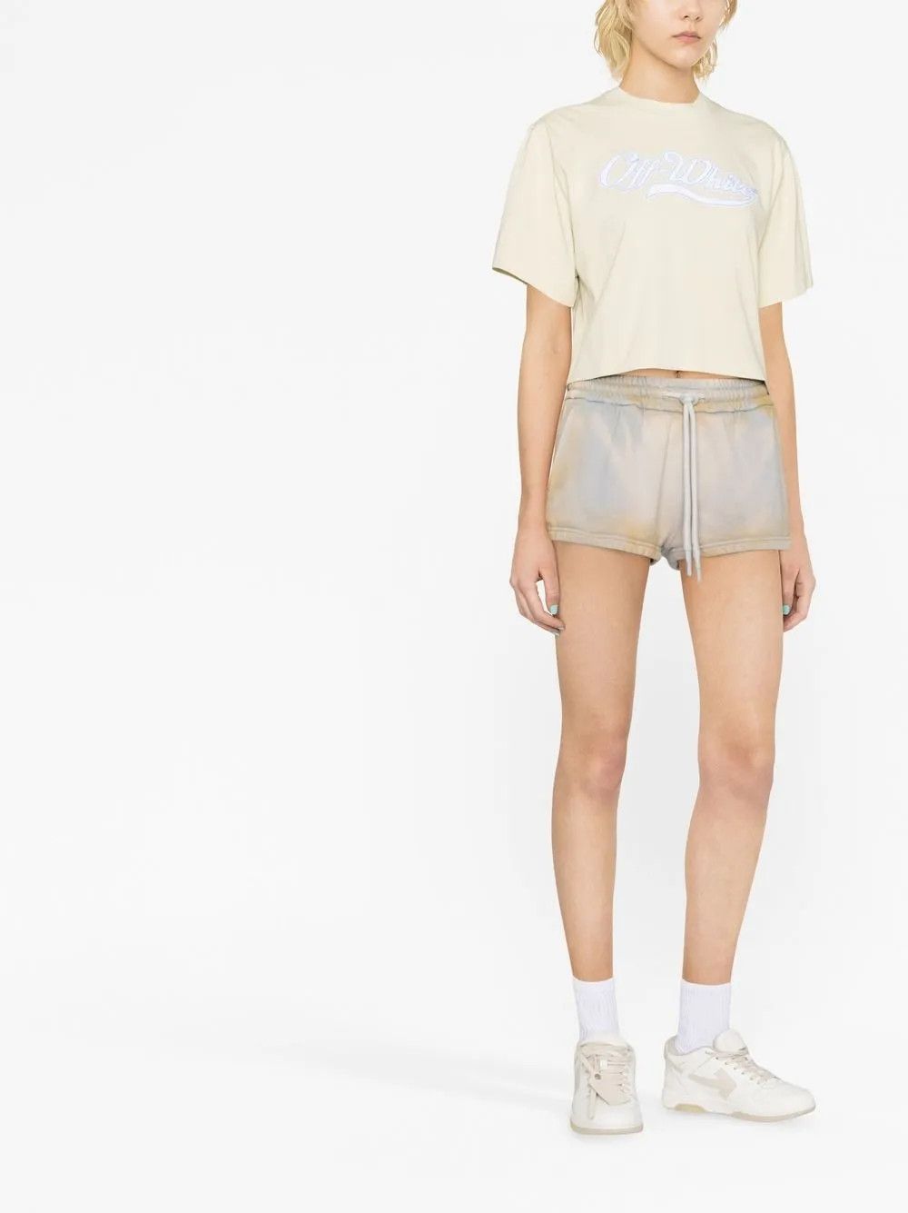 Off-White o1mle0425 Laundry Shorts in Multicolor Size 28" / US 6 / IT 42 - 2 Thumbnail