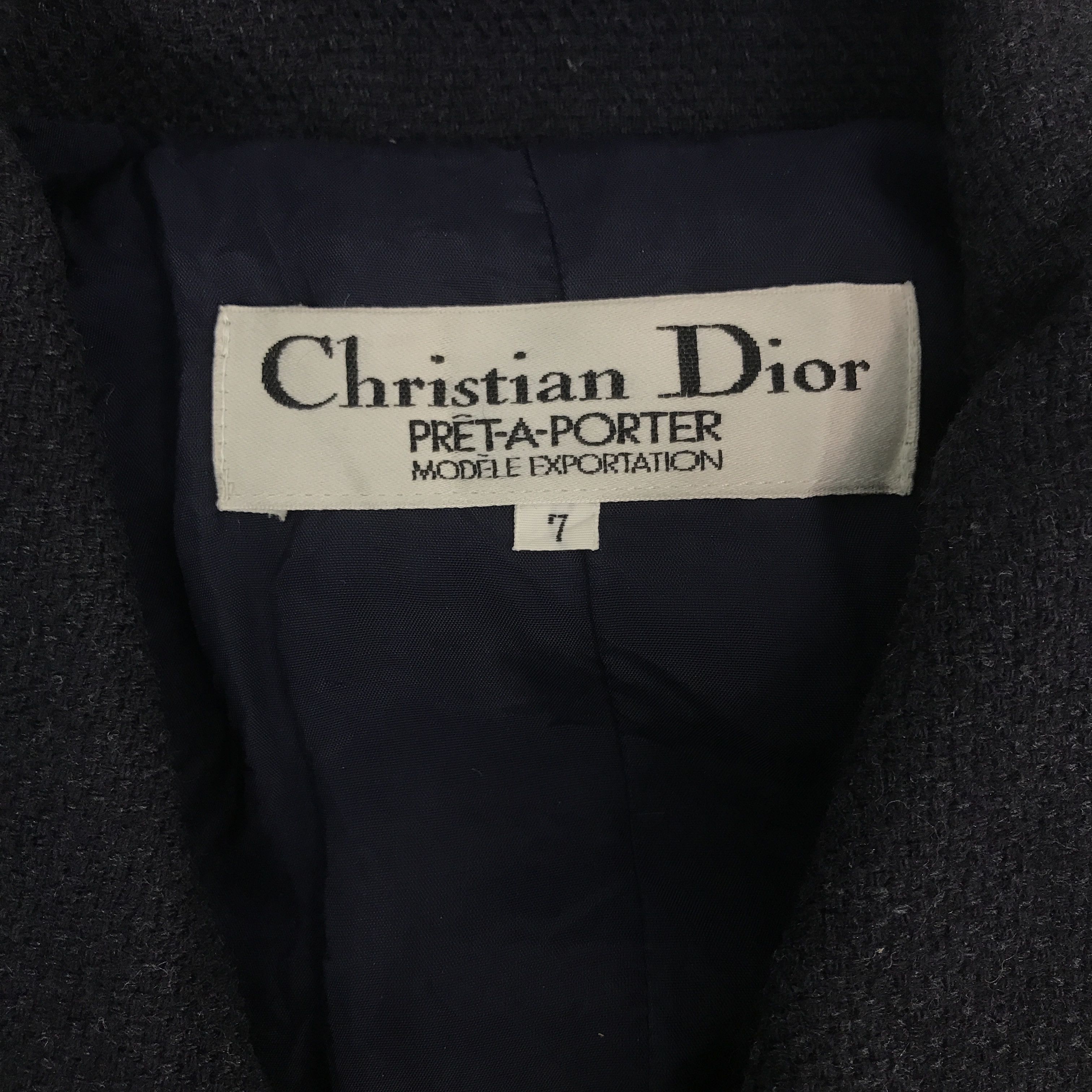 Christian Dior Monsieur × Japanese Brand Rare Christian Dior Wool Button Up Jacket Size M / US 6-8 / IT 42-44 - 8 Thumbnail