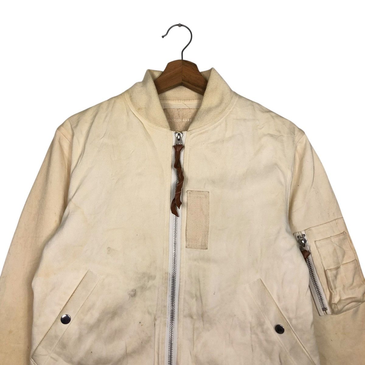 Vintage 🔥VINTAGE WOOL BOMBER JACKET UNITED ARROWS ISSEY MIYAKE Size US S / EU 44-46 / 1 - 5 Thumbnail